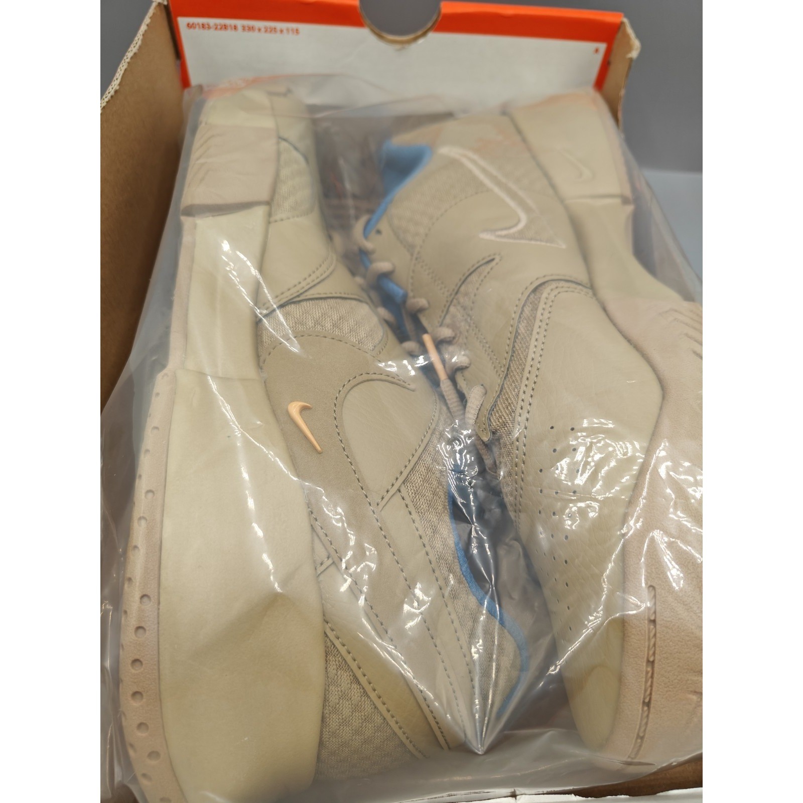Nike Men’s Court Lite 4 HC Size 11.5 Parachute Beige HF7832-200 No Box Lid