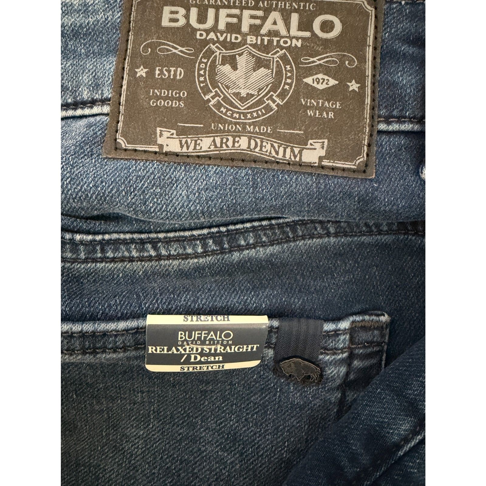Buffalo David Bitton Men’s Denim Shorts Size 38 Blue Jeans Jorts NWT