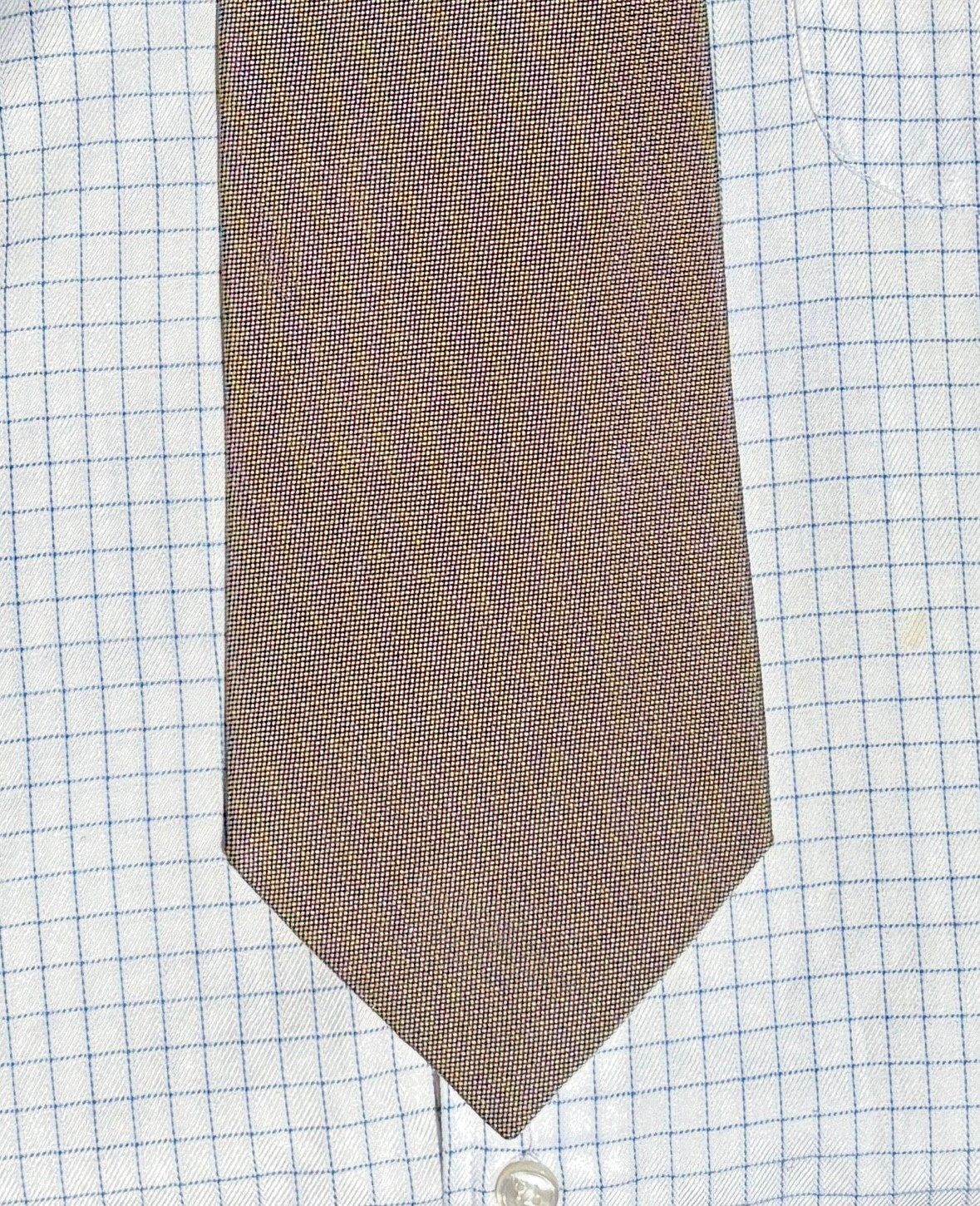 Ralph Lauren Purple Label Silver Woven Silk Necktie – England – $235.00