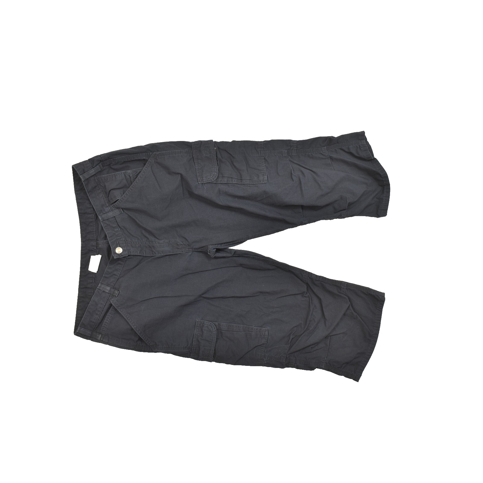 Carhartt Women’s Cropped Cargo Size 16 WB0005 BLK Black cotton Blend