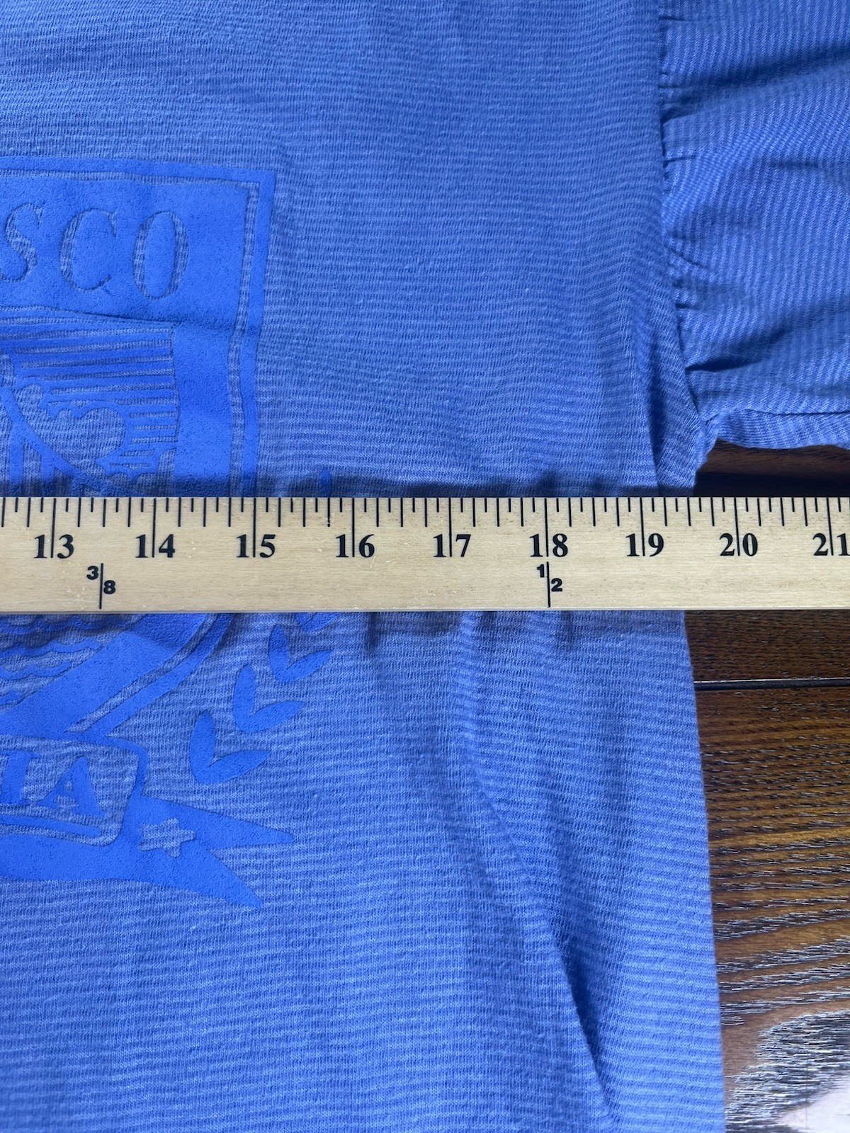 Vintage 80s 90s Striped Shirt Mens XL San Francisco California Blue USA Made