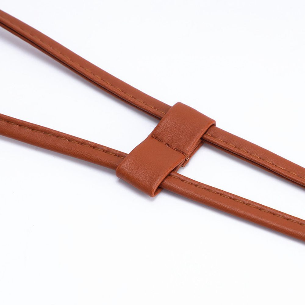 PU Leather Drawstring Replacement Strap for Bucket Bag Handbag DIY Backpack 97cm