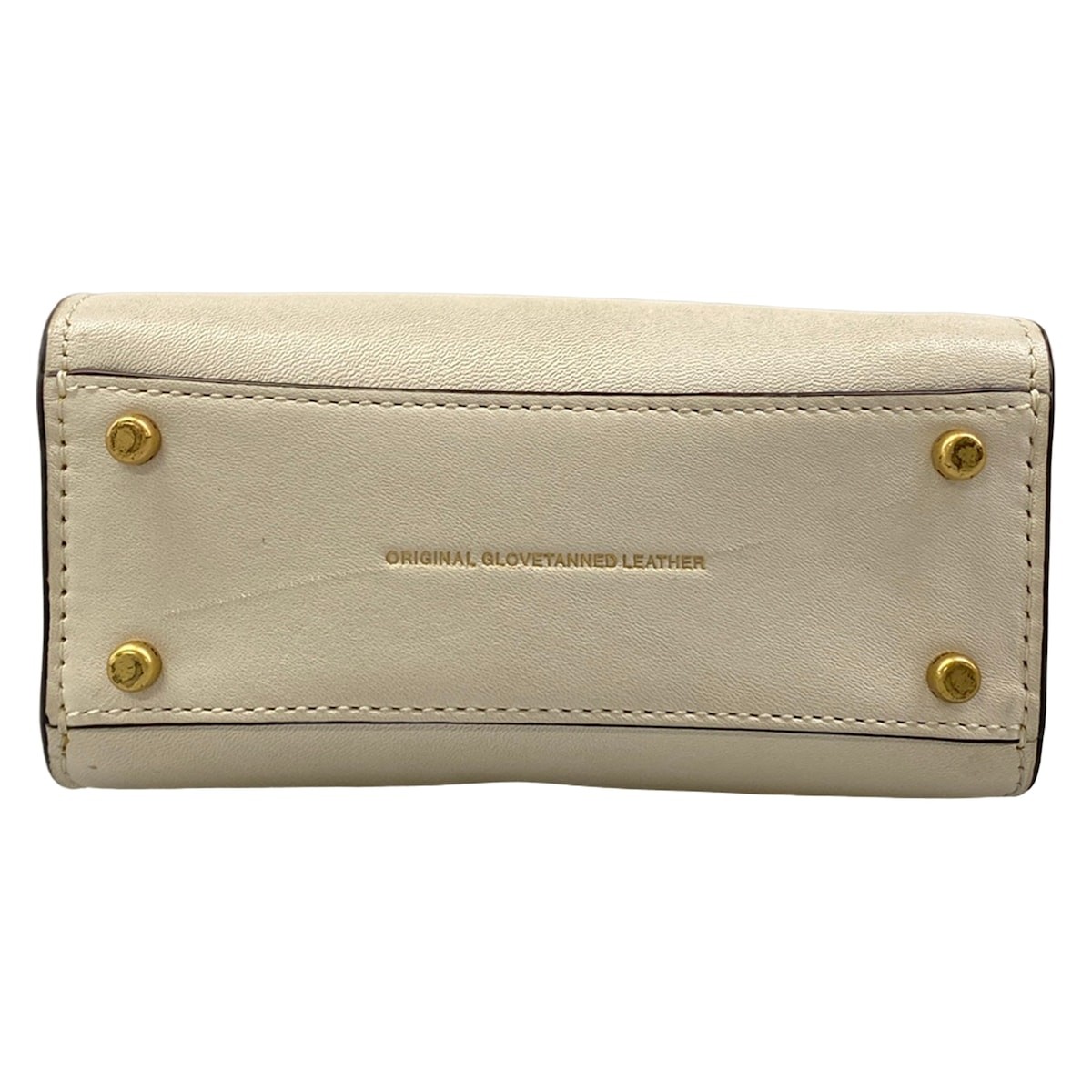 COACH Mini Kashin Tote C4828 Ivory Leather From Japan