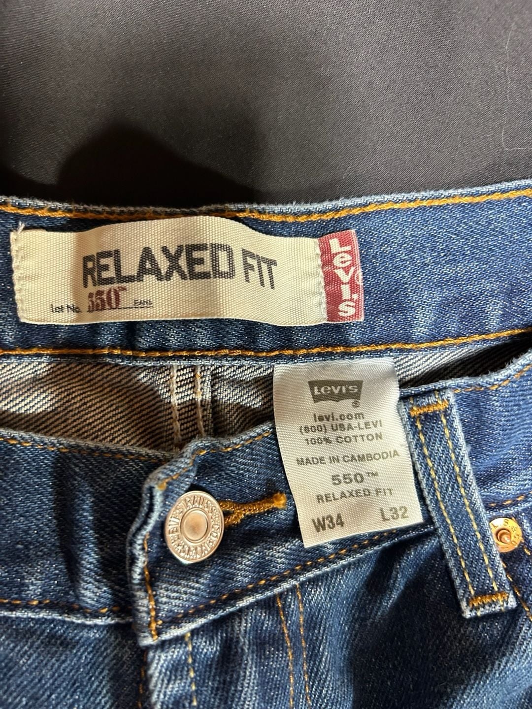 Levi’s 550 Relaxed Fit Denim Jeans