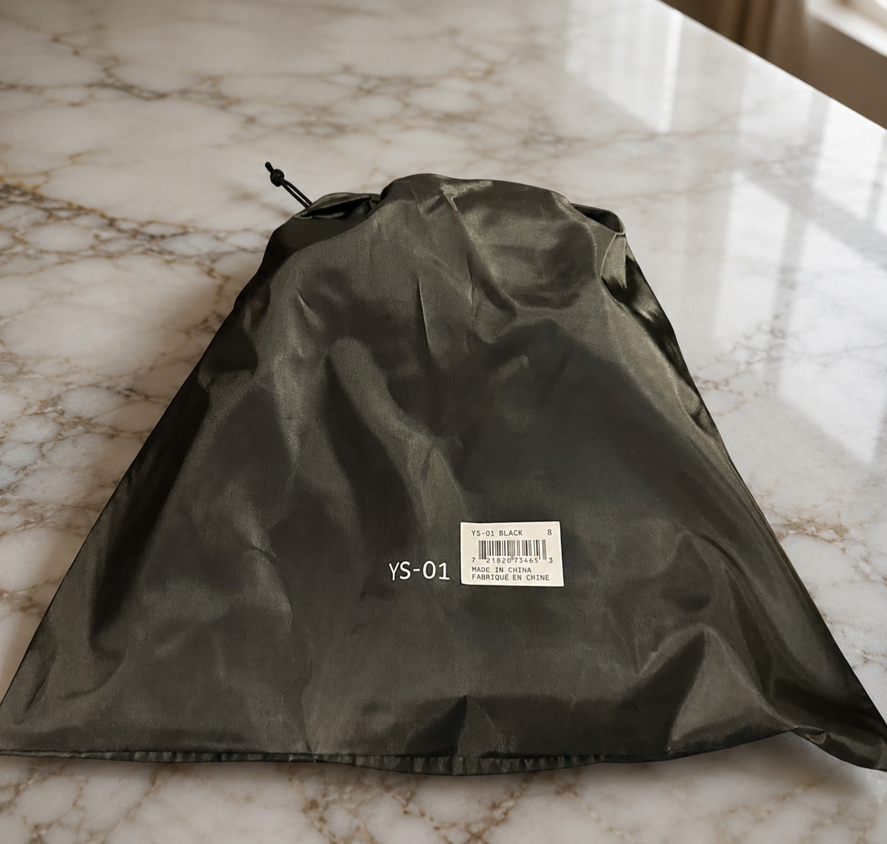 YZY YS-01 Black Slide BNWT Dust Bag Yeezy Kanye West 2025