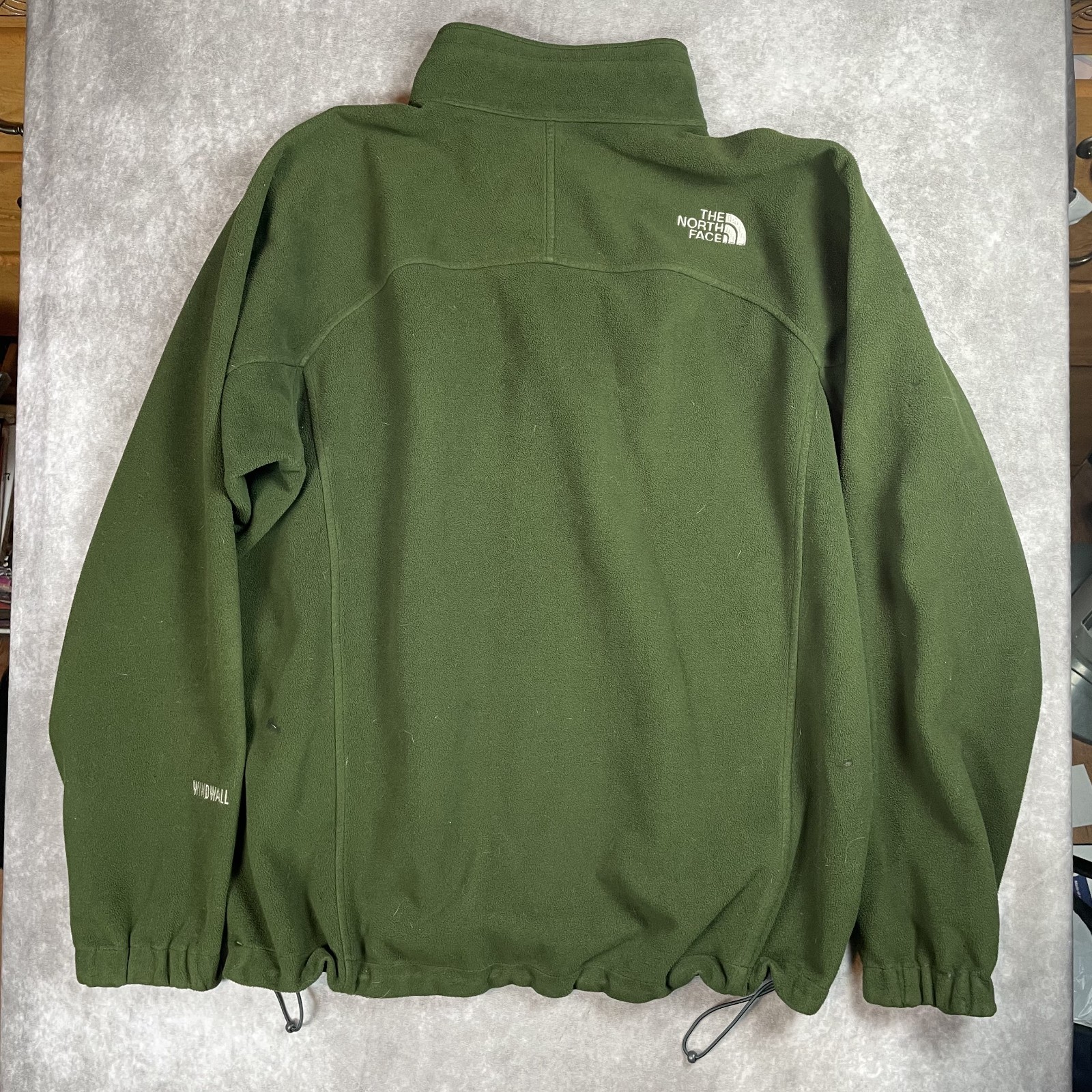 The North Face Jacket Mens Size L Green Apex Bionic Windwall Soft Shell Outdoor