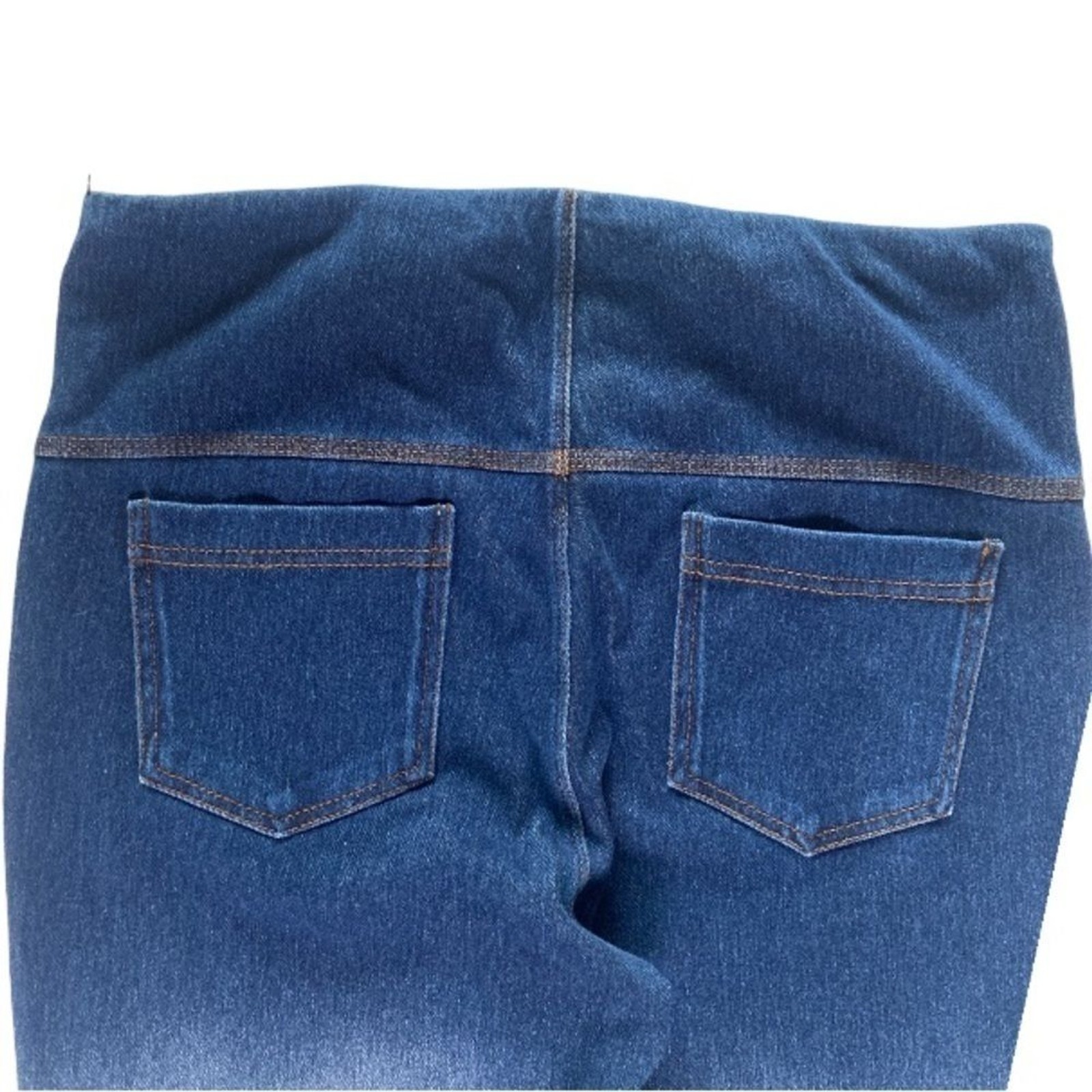 LYSSE white to blue ombre lightweight denim // Wms L