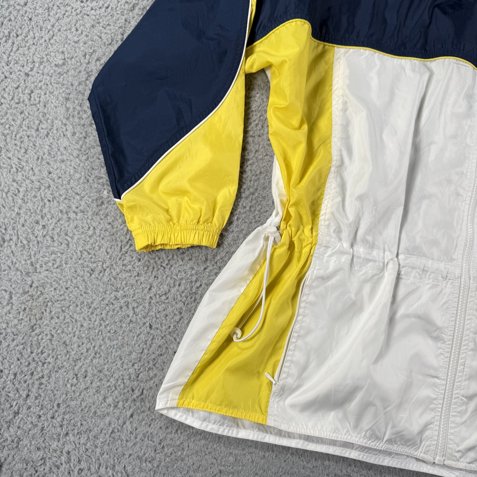 Vintage Nike Windbreaker Jacket Mens XL Colorblock Swoosh Logo Full Zip 90s