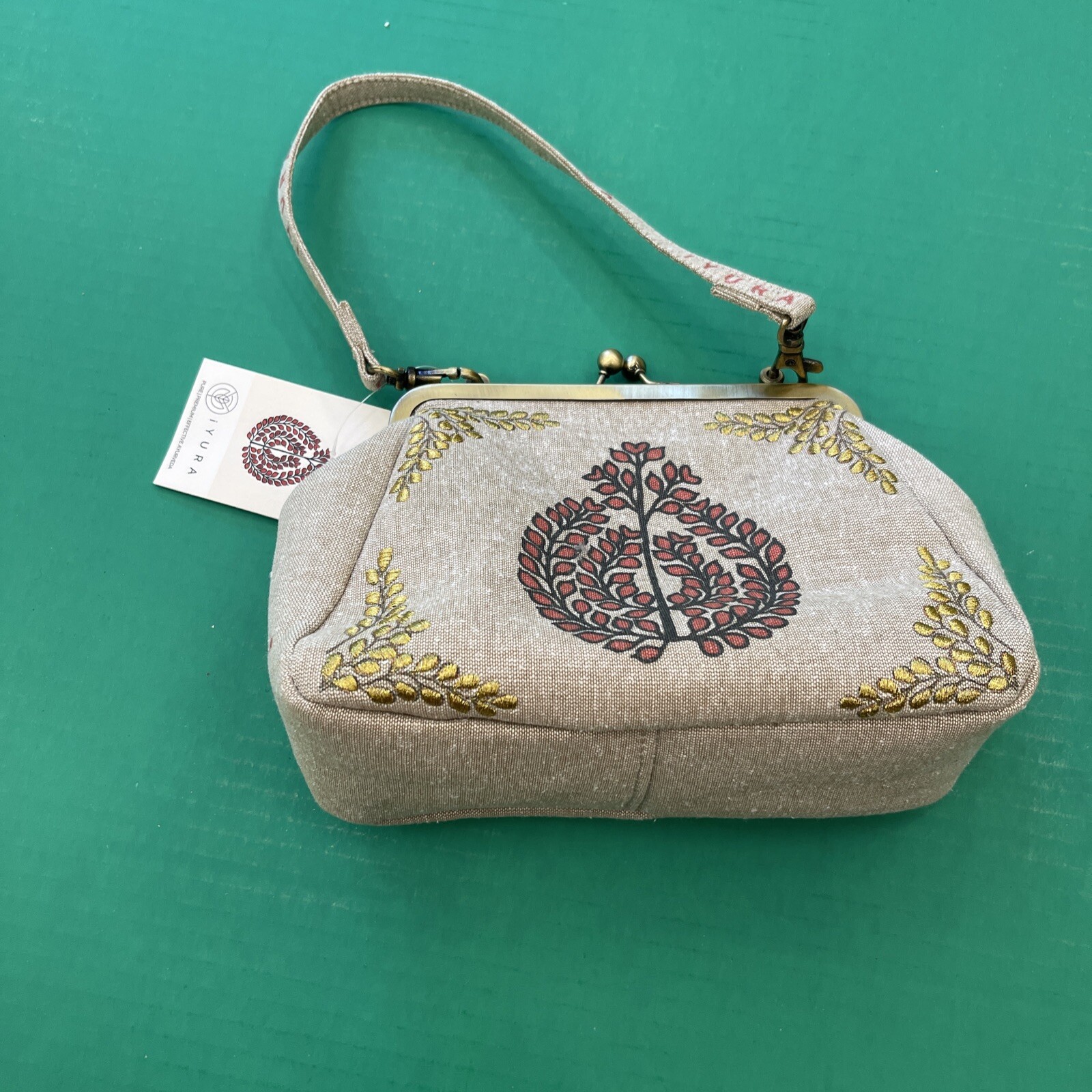 iYura Snap Closure Handbag With Shoulder Strap NET