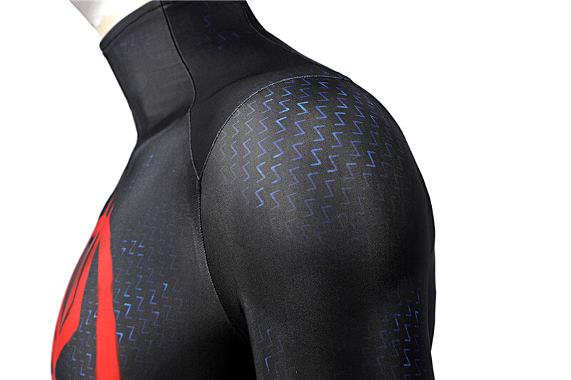 The Across Spider Verse Spiderman Miles Morales Jumpsuit Suit Cosplay Costume US