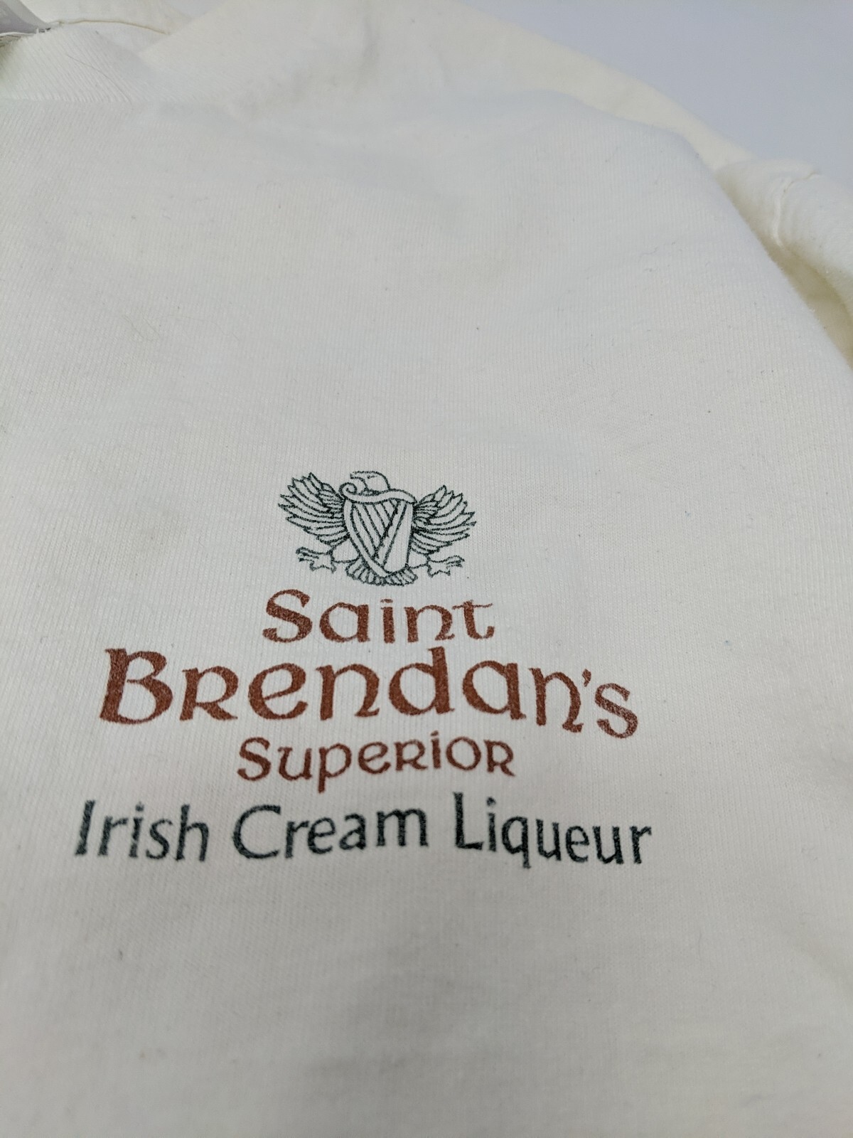 Saint Brendan’s Superior Ireland Irish Cream Liqueur Rare Vintage XL T-Shirt