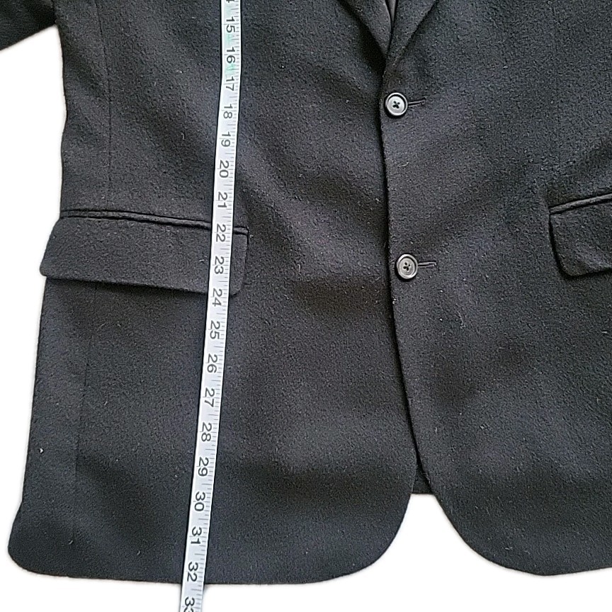 Tailors Row By Deansgate Blazer Mens 42 Black Pure Camel Hair Sport Coat Jacket