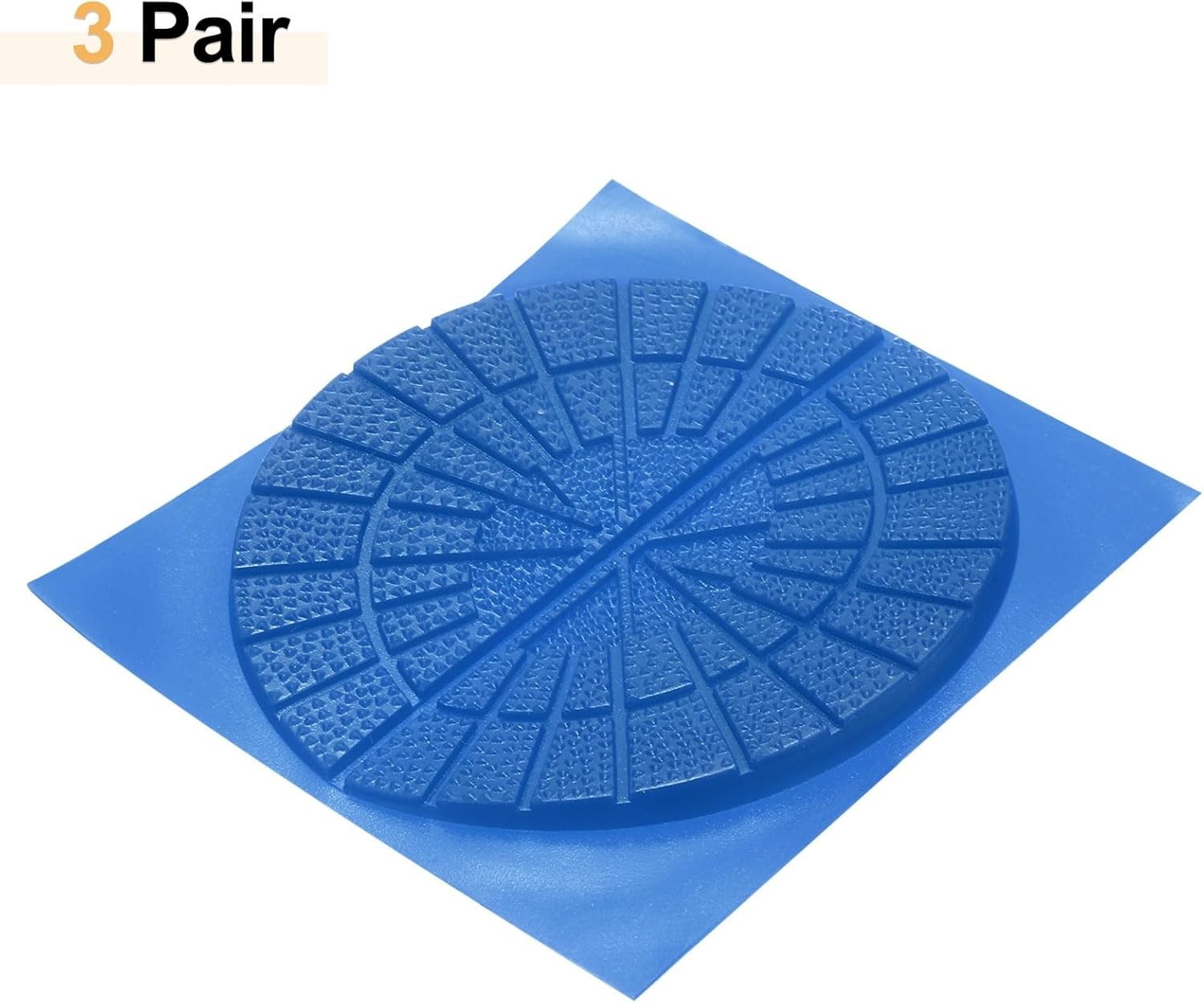 Versatile Non-Slip Sole Protectors for Sneakers – 3 Pairs Lightweight Blue