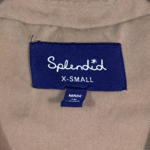 Splendid Size XS Womens Sandwash Twill Flowy Trench Coat – EUC