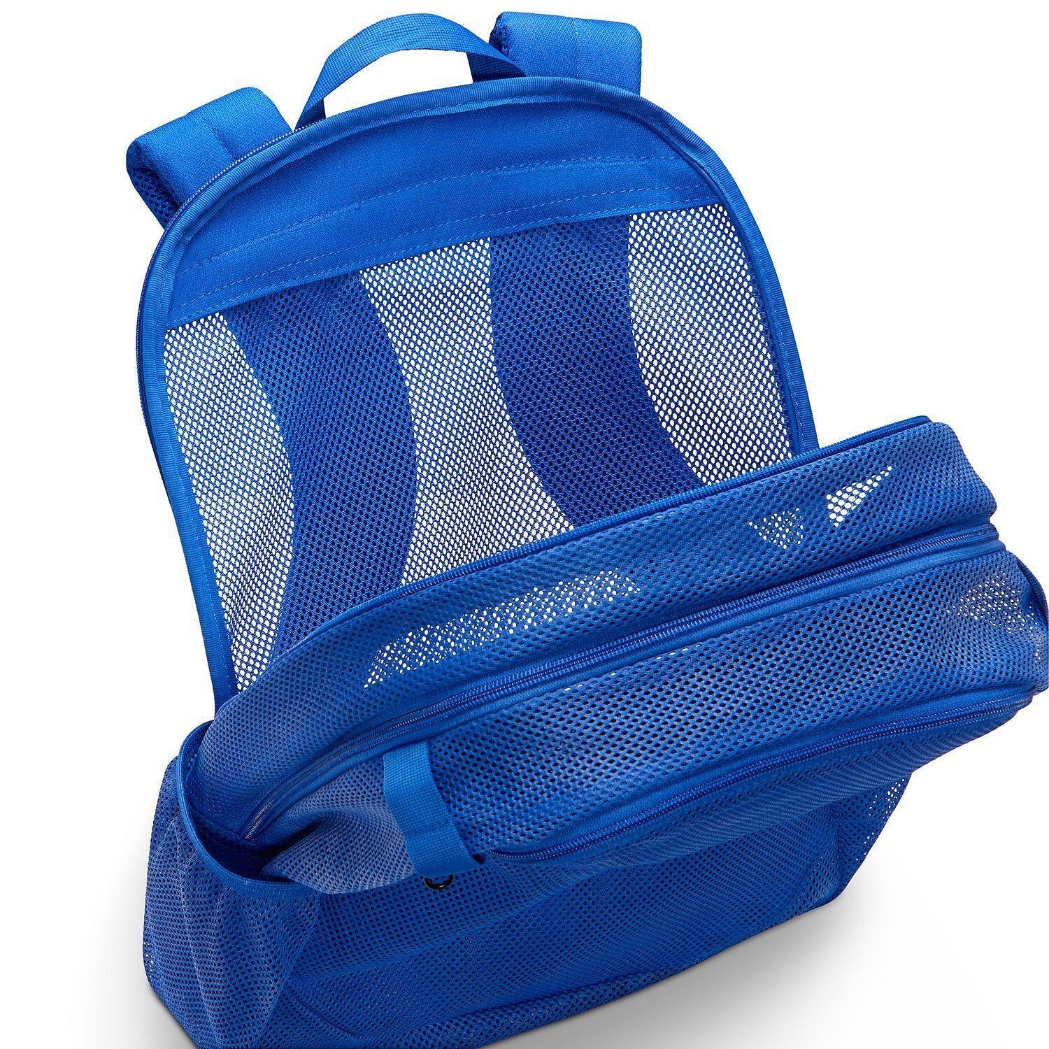 Nike Brasilia Mesh Training Backpack One Size Blue White New BA6050-480