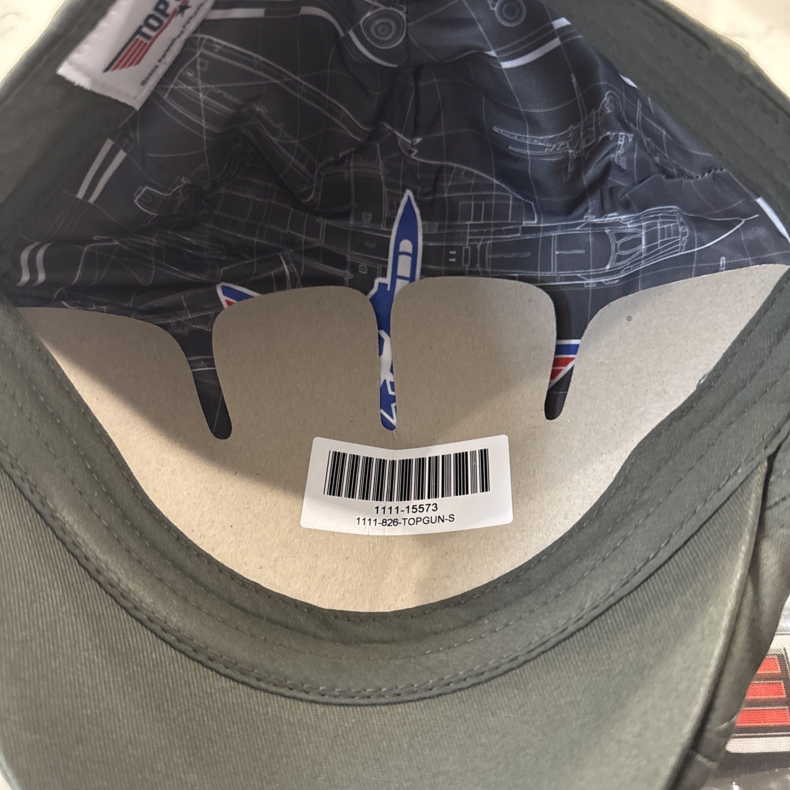 Boston Scally Co Top Gun Small Cap Green Gray Dust Bag Pin Set Maverick Awesome!