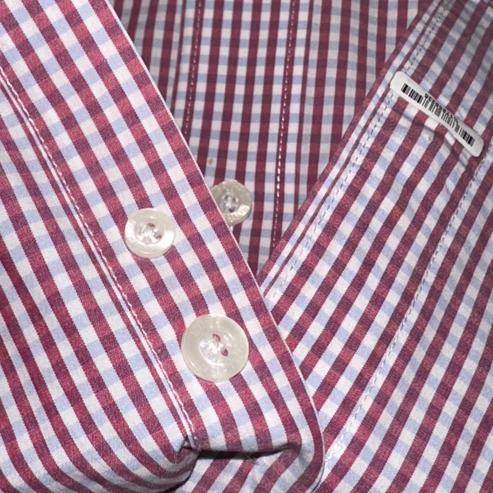 Southern Lure Shirt Mens Medium Long Sleeve Gingham Checked