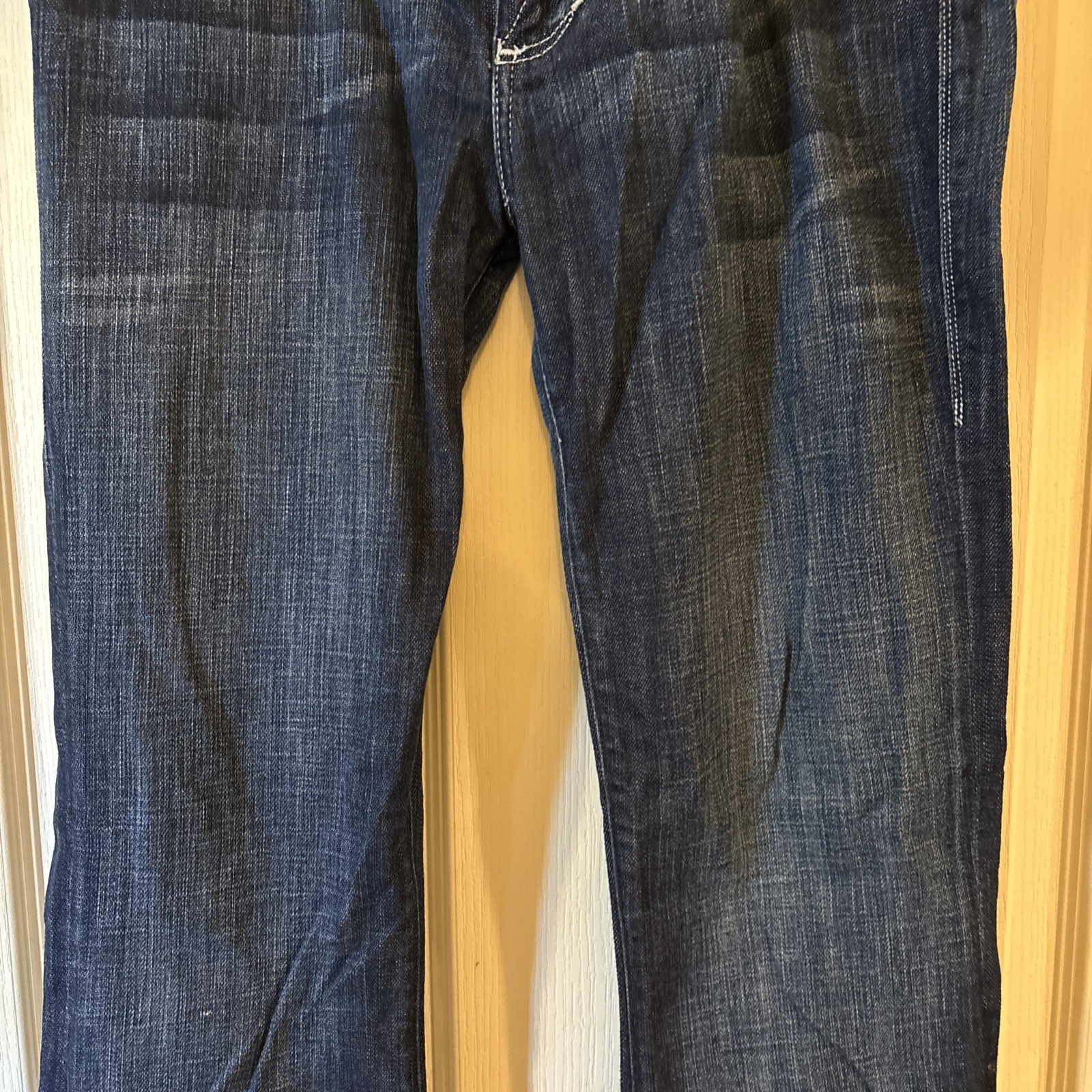 Vintage Rock & Republic Dark Blue Embellished Flare Jeans Women’s Size 29