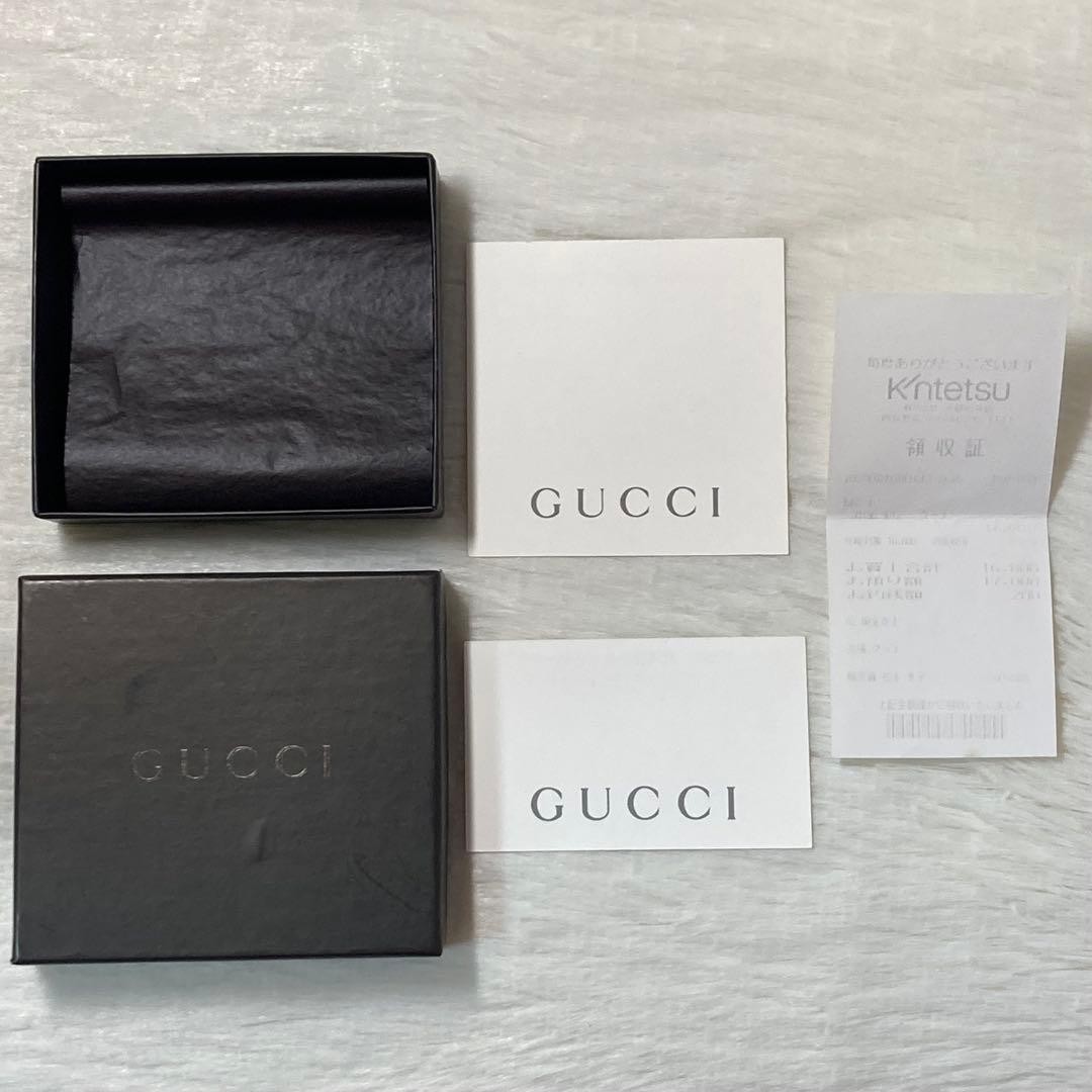 First Come First Served Beautiful Item GUCCI Cancellation Zipper Coin Purse Blac