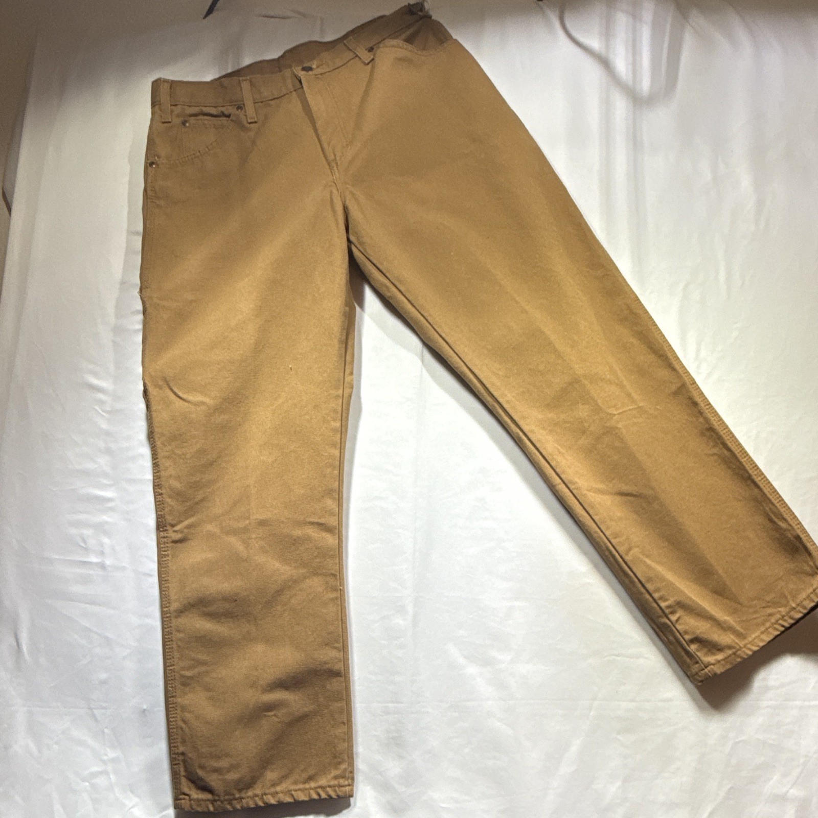Dickies W541956 Brown Cotton Canvas Work Pants Men’s 34×30 Construction