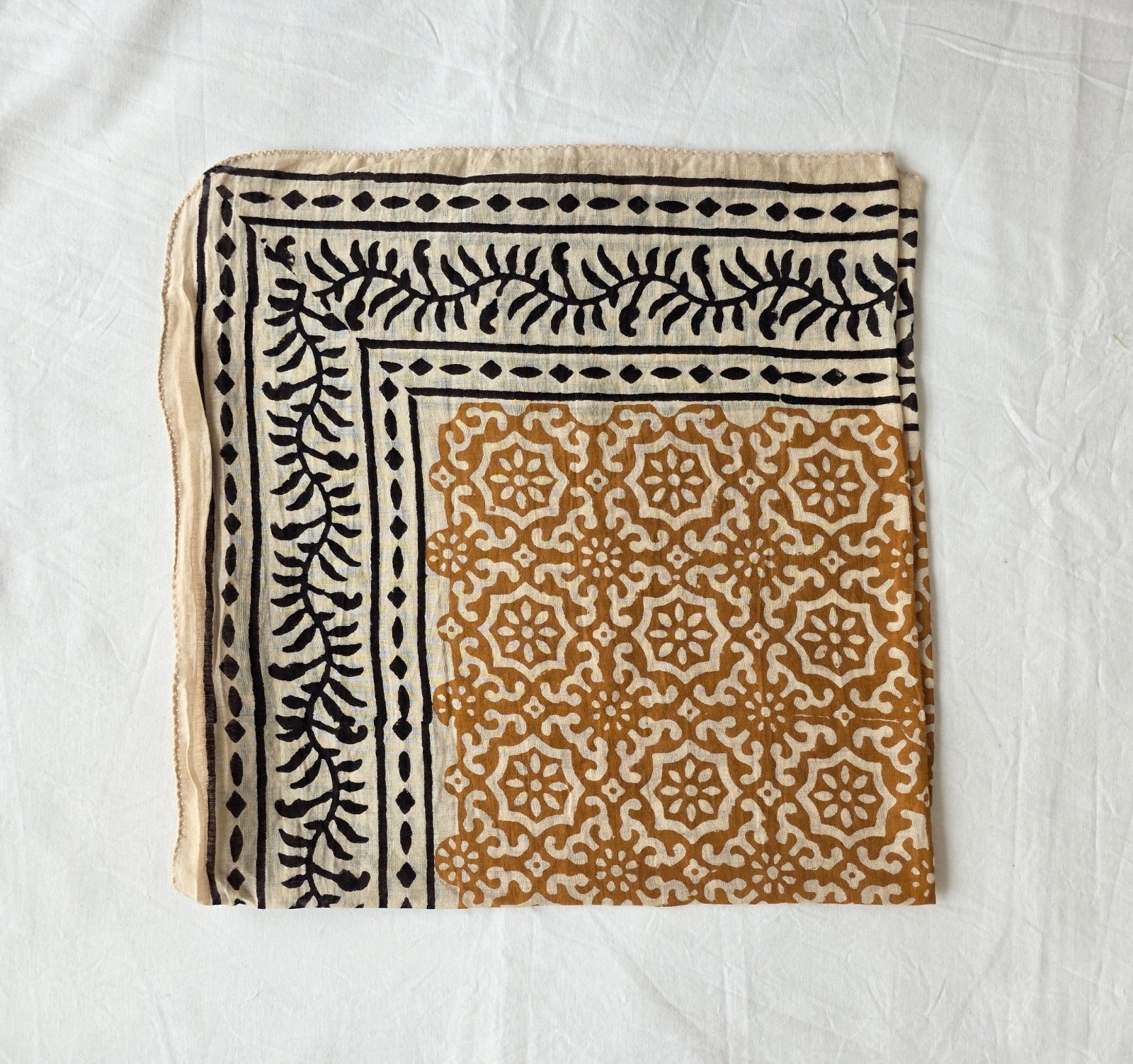 Multi-Purpose Head Scarf Handmade Block Print Bandana | 100% Cotton Head Scarf