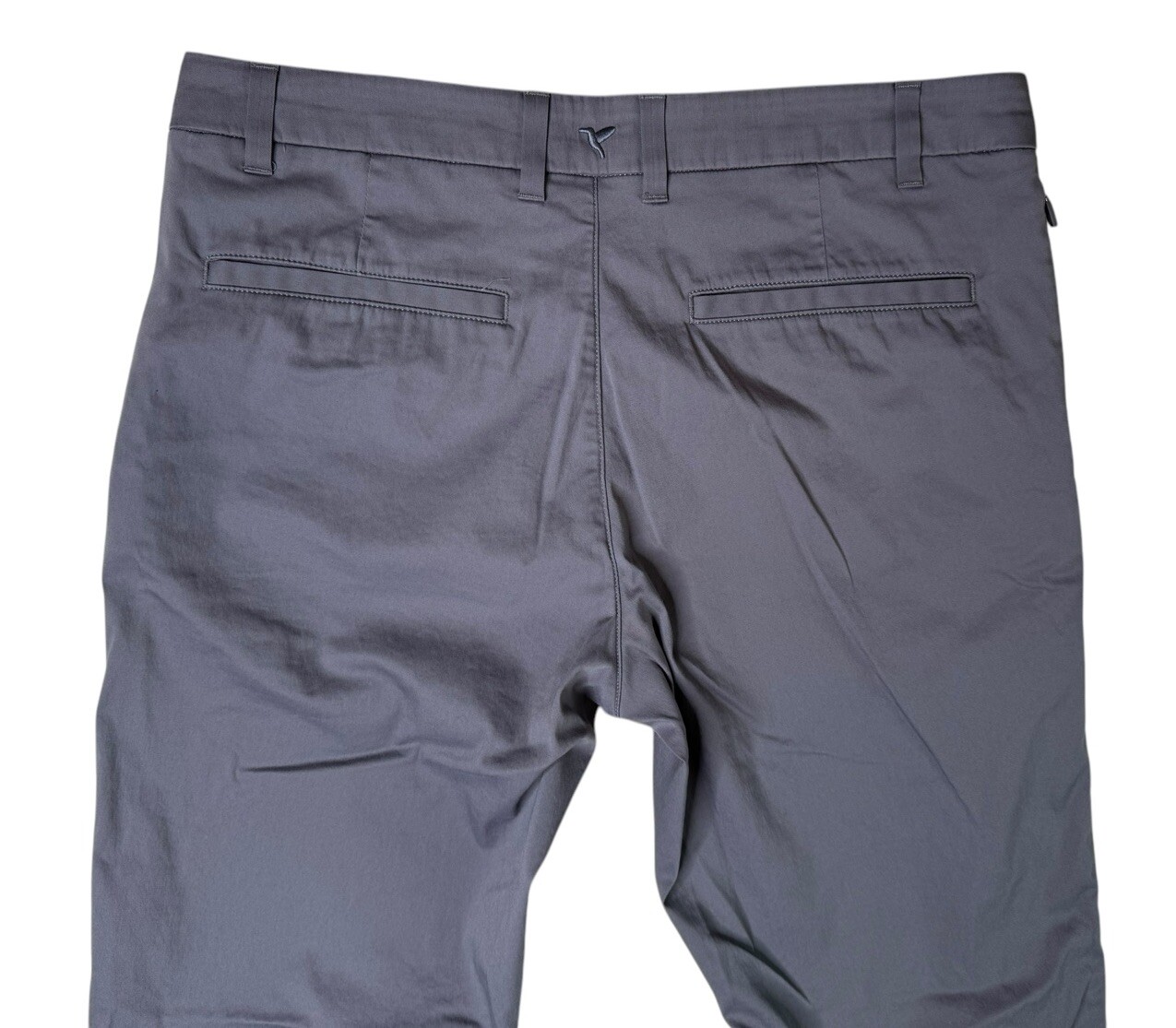 Mens Birddogs Stretch Khakis Stephen Jobs Unlined Graphite Gray Pants 34×34 -30″
