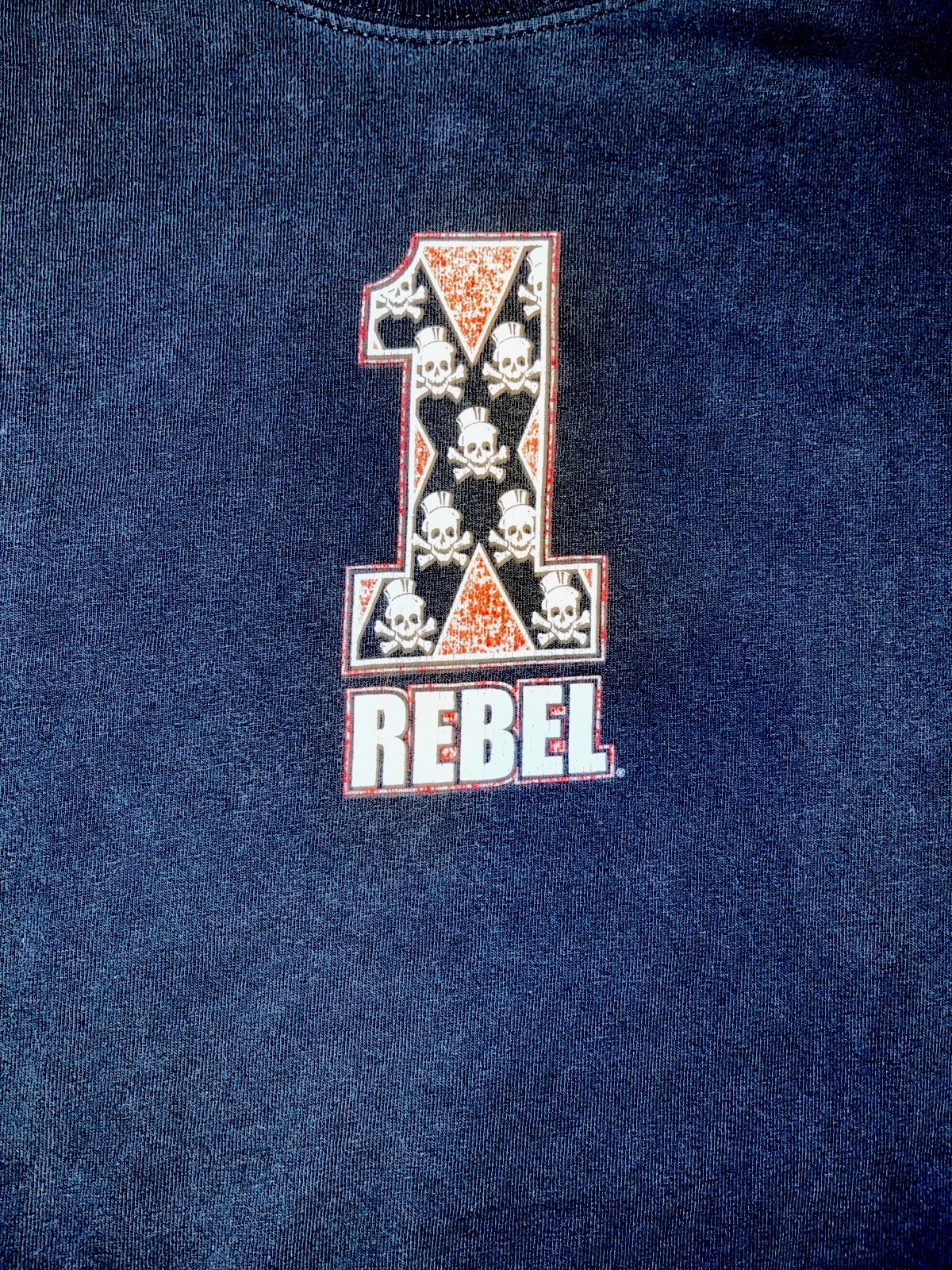 Rebel Skates Vintage Y2K Skater Tee Men’s XL Graphic Print Black