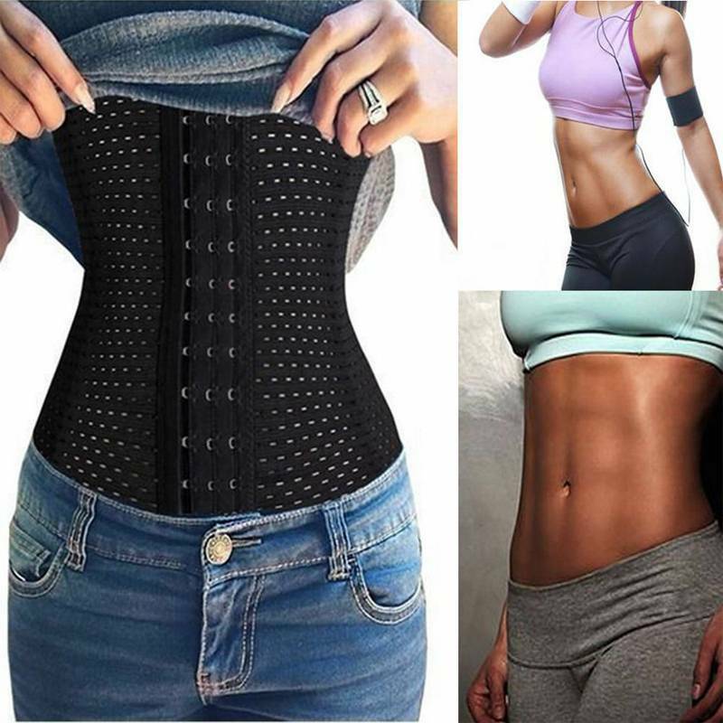 Waist Trainer Training Body Shaper Underbust Cincher Tummy Belt Shapewear Corset