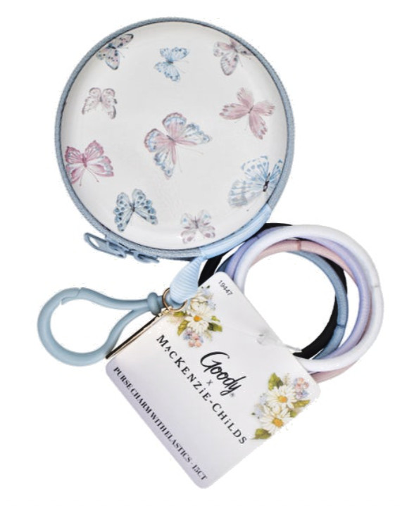 Mackenzie Childs MC x Goody Courtly Check Purse Charm Elastics 15 CT LIMITED!!