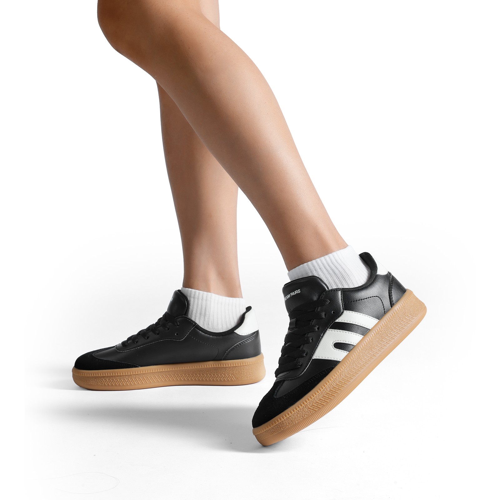 Women Tennis Shoes Fashion Sneakers Walking Shoes Lace-Up Comfort Casual Shoes