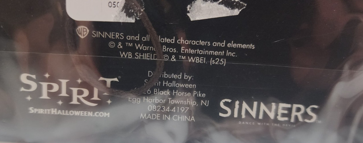 Sinners Mojo Bag Smoke Necklace Spirit Halloween Costume Cosplay Brand New