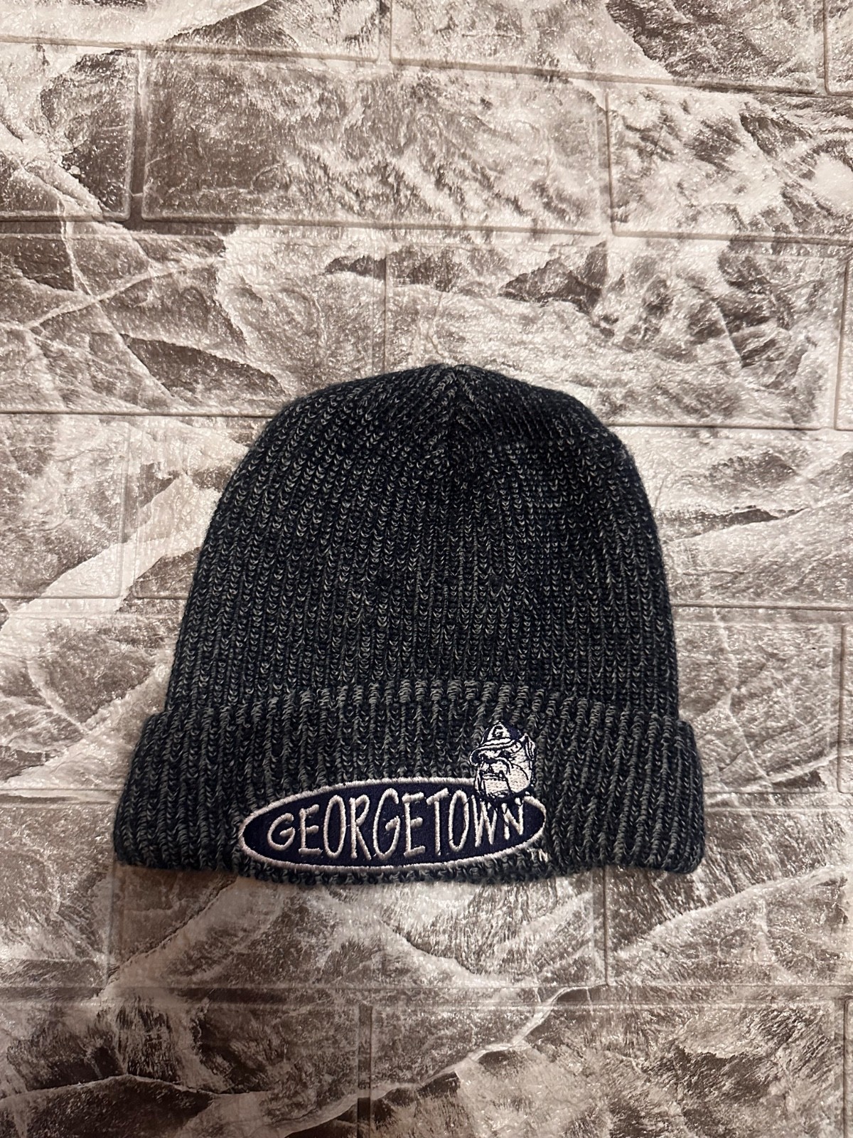 Vintage 1995 Georgetown Hoyas Beanie Hat 4Real US College Collection One Size 90
