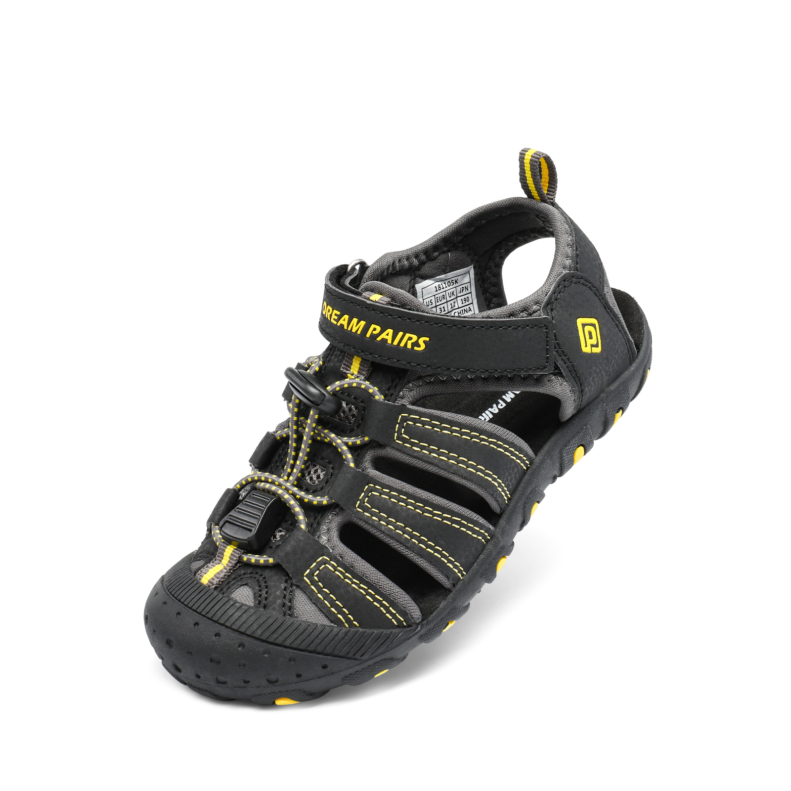 Girls Boys Athletic Sandals Closed Toe Outdoor Indoor Summer Sports Sandals