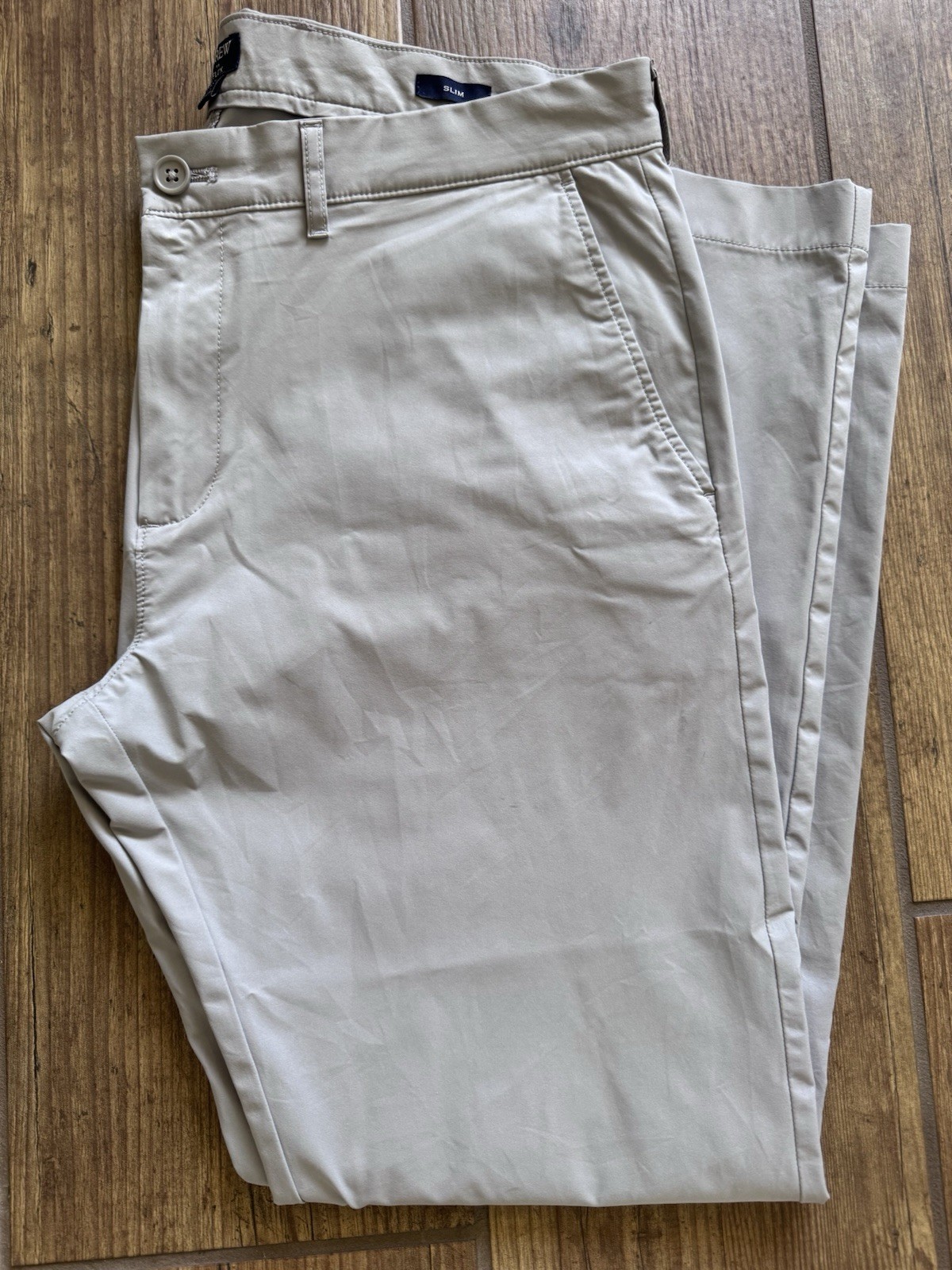 J Crew Men’s Slim Tech Pants Grey 34×30