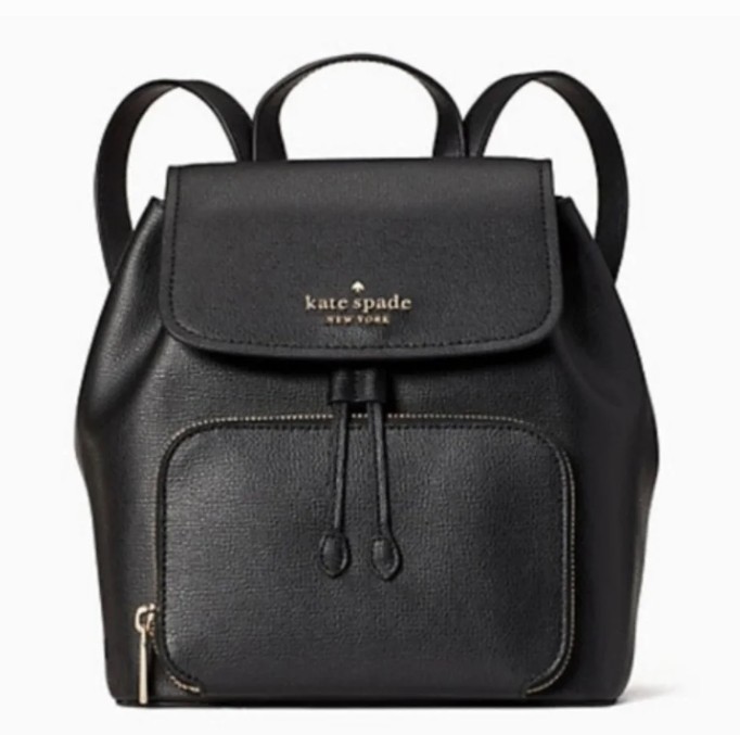 Kate Spade New York Darcy Flap Fashion Leather Backpack