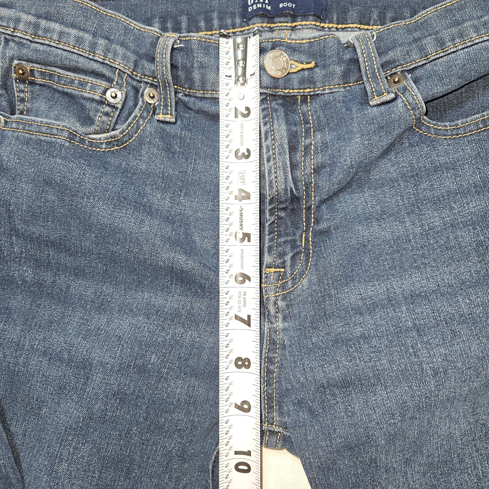 Gap Womens Bootcut Jeans 8 29 Regular Dark Rinse Stretch Denim Blue Flare Pants