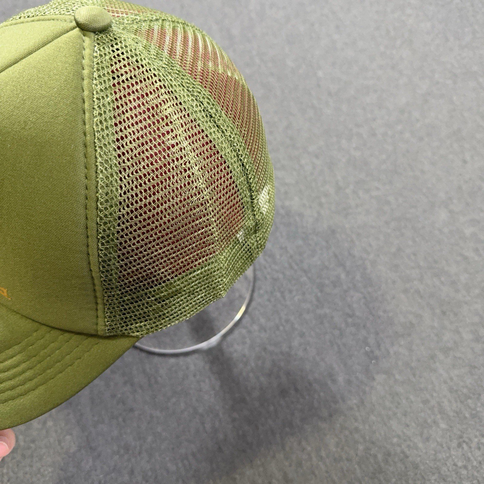 Mandala Trucker Hat OSFA Green Deity Mesh Back Adjustable Logo Outdoor