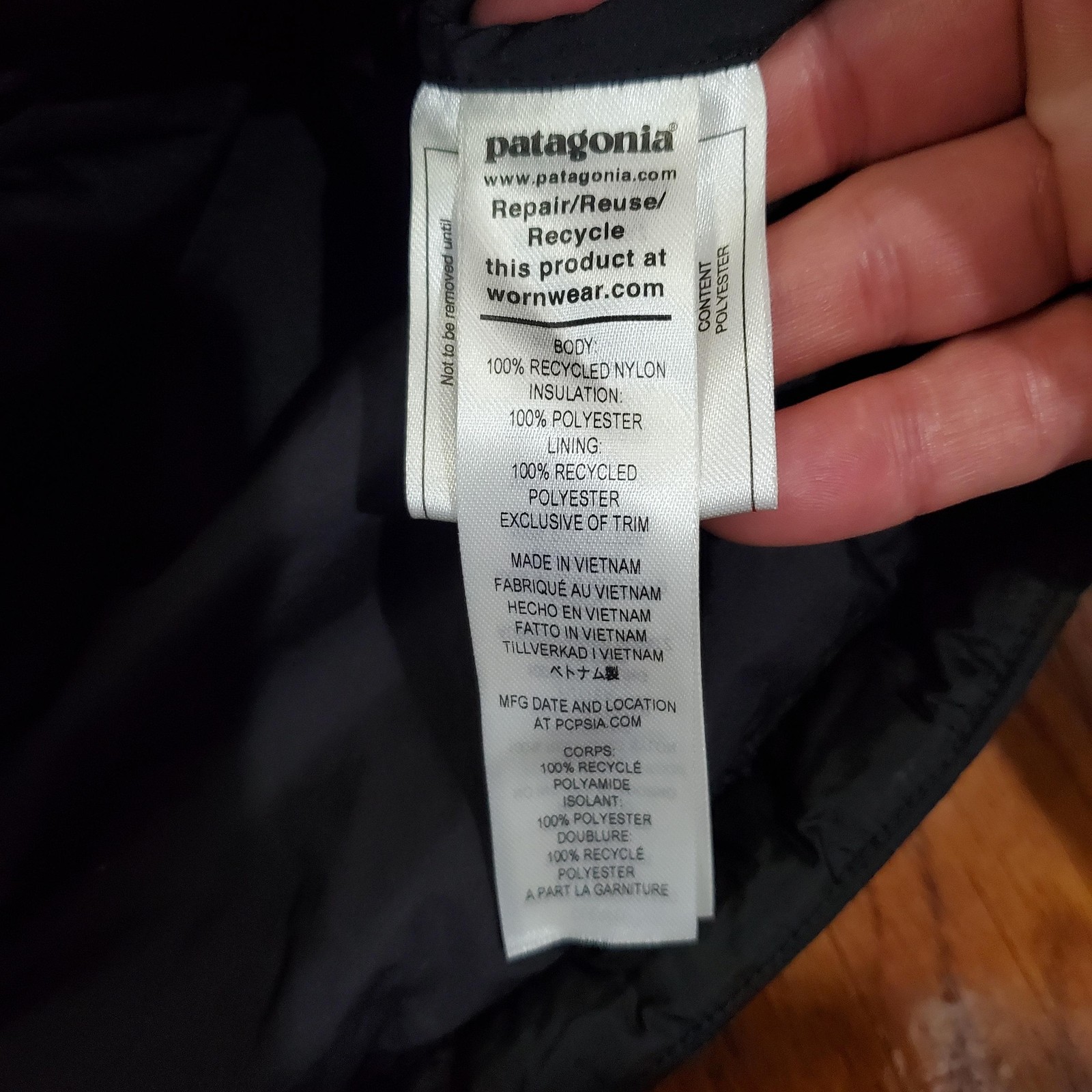 Patagonia Radalie Jacket Womens Small Black Insulated Puffer Full Zip STY27690