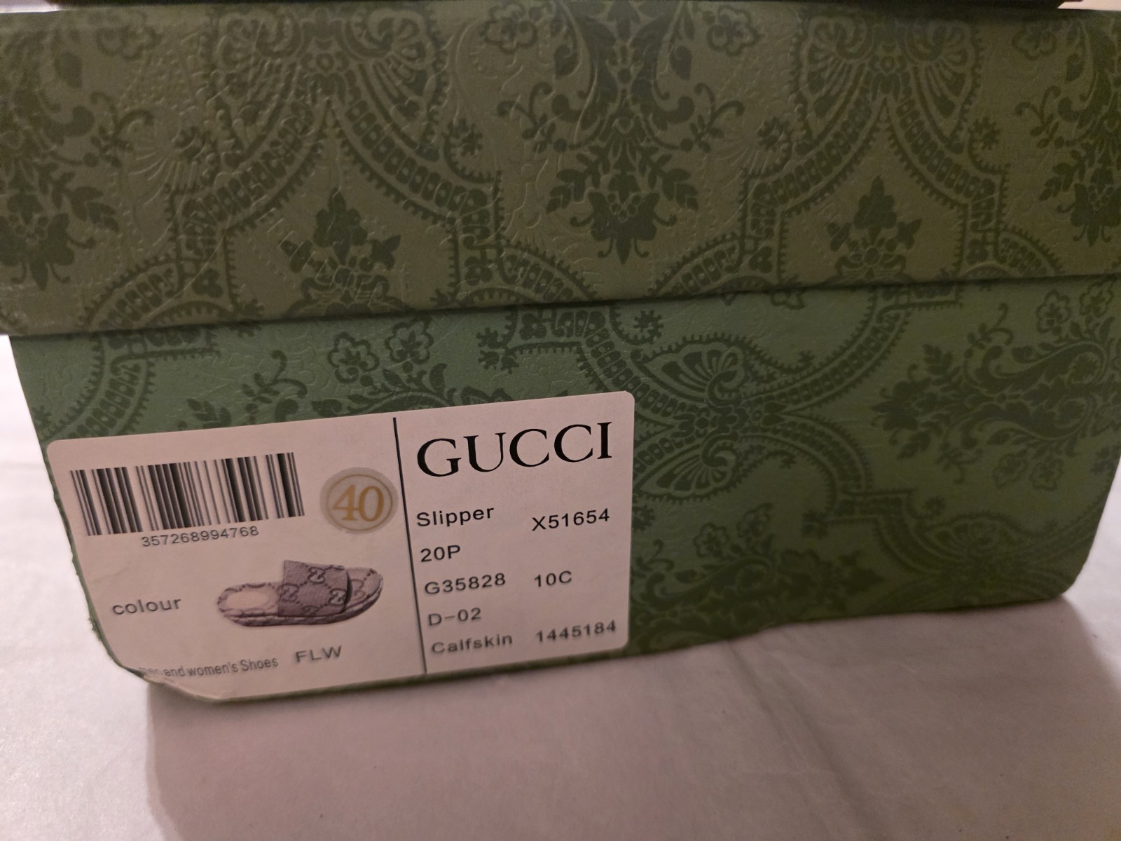 Gucci Platform Slippers Size 40 US 9.5 Women In Box Mint!!