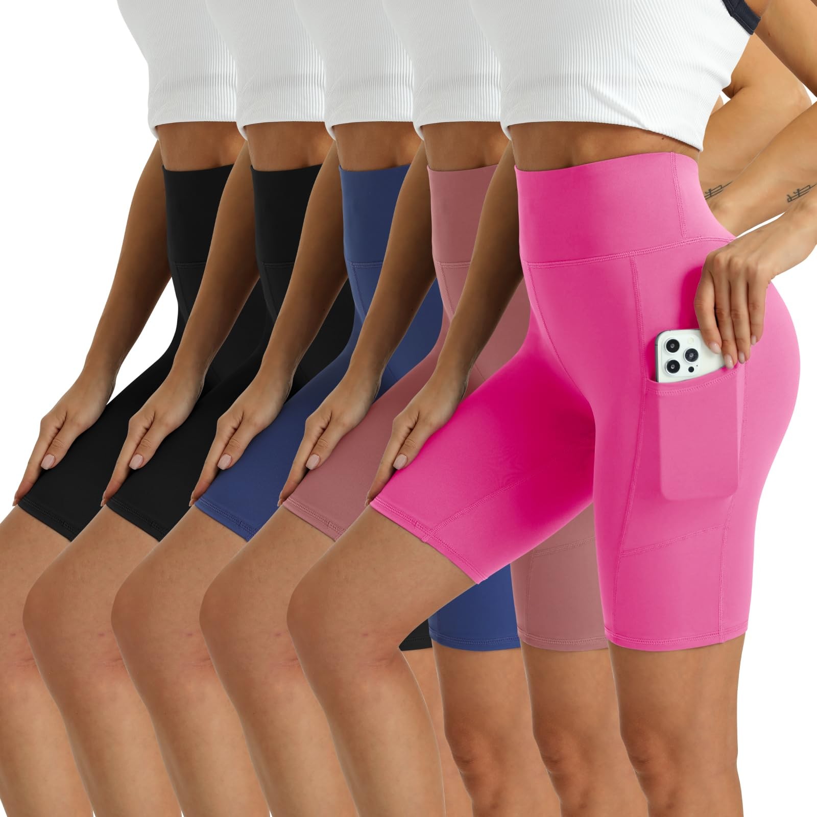 Athletic Shorts for Women Biker Shorts Yoga Shorts Capri Leggings
