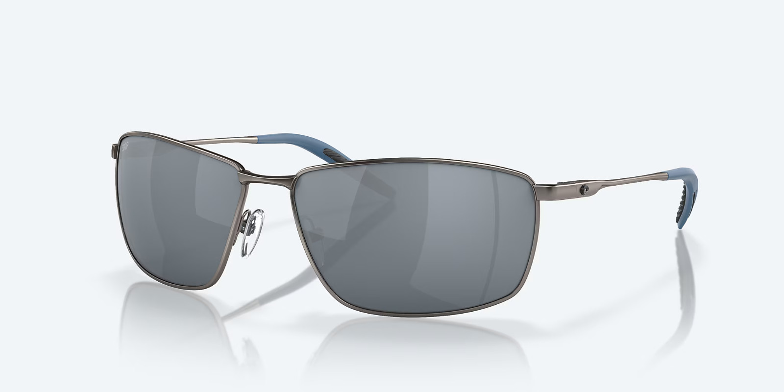 Costa Del Mar Sunglasses TURRET Dark Gunmetal / Gray Silver POLARIZED 580P Lens