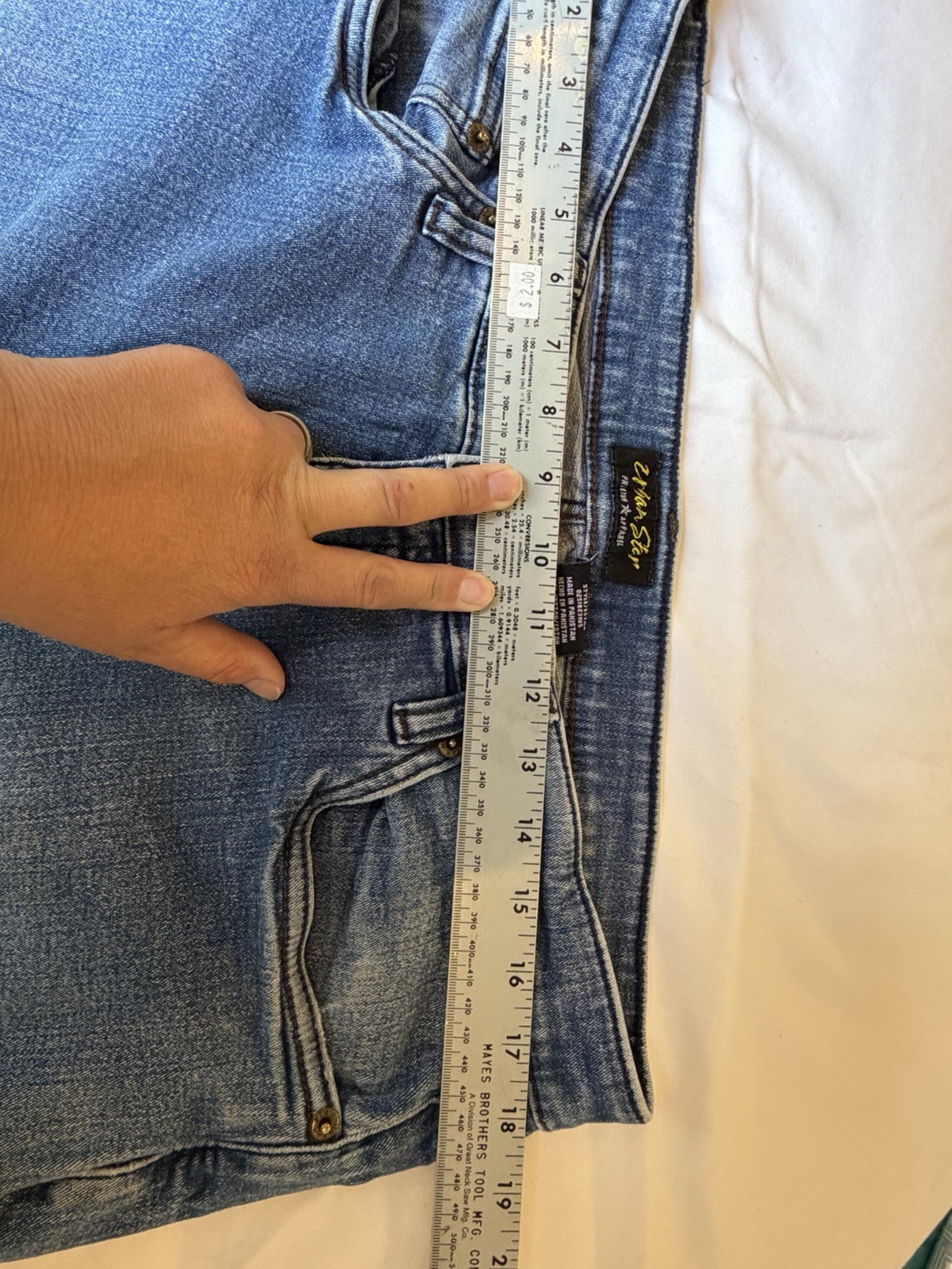 Urban Star Premium Apparel Men’s Slim Fit Jeans Blue Denim Stretch 5-Pocket