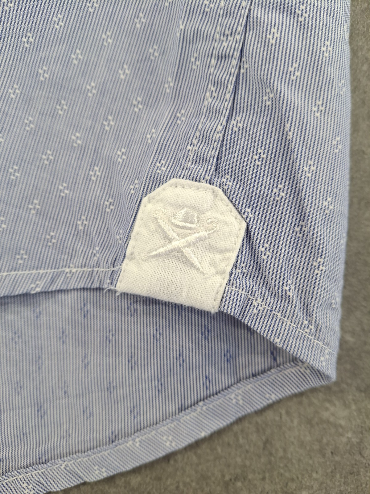 Hackett Mayfair Mens Navy Stripe Shirt 3XL Slim Fit 100% Cotton 48″ Ch Bulgaria