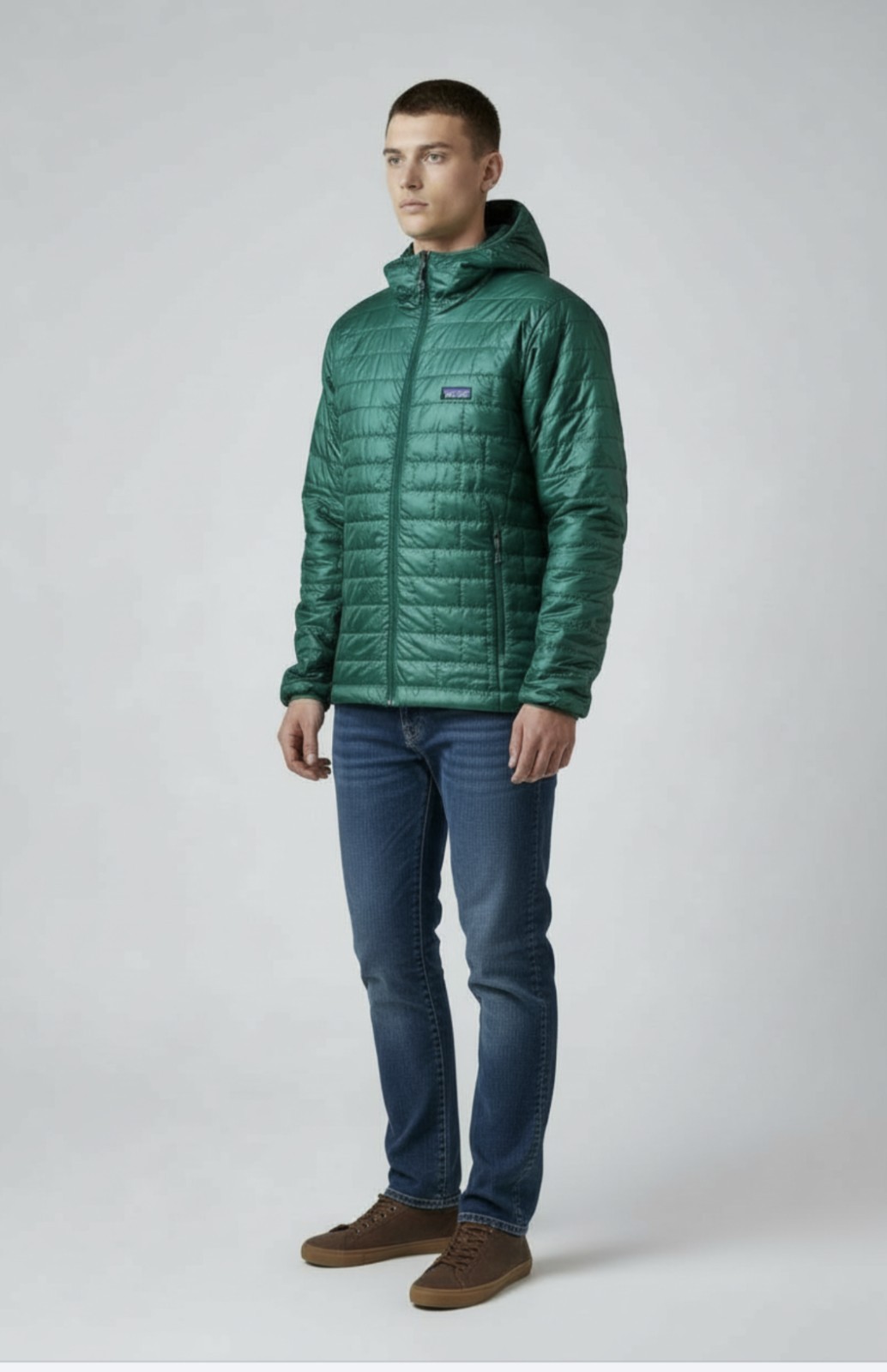 PATAGONIA Nano Puff Hoody Jacket Men’s Small Conifer Green SP24 2024 NWT $289