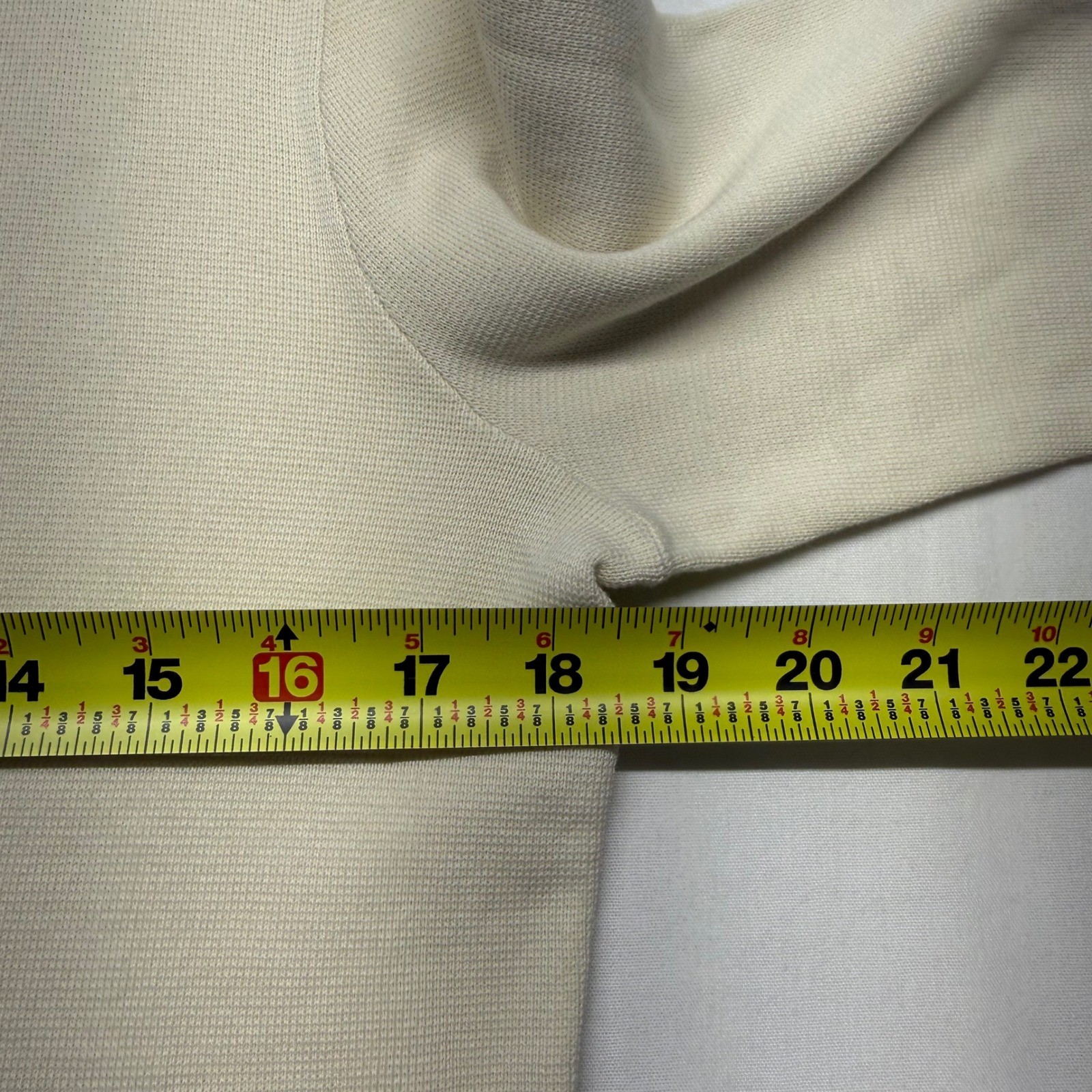 Talbots Petites PM Ivory Mock Neck Sweater Knit Top NWT Quiet Luxury Classic