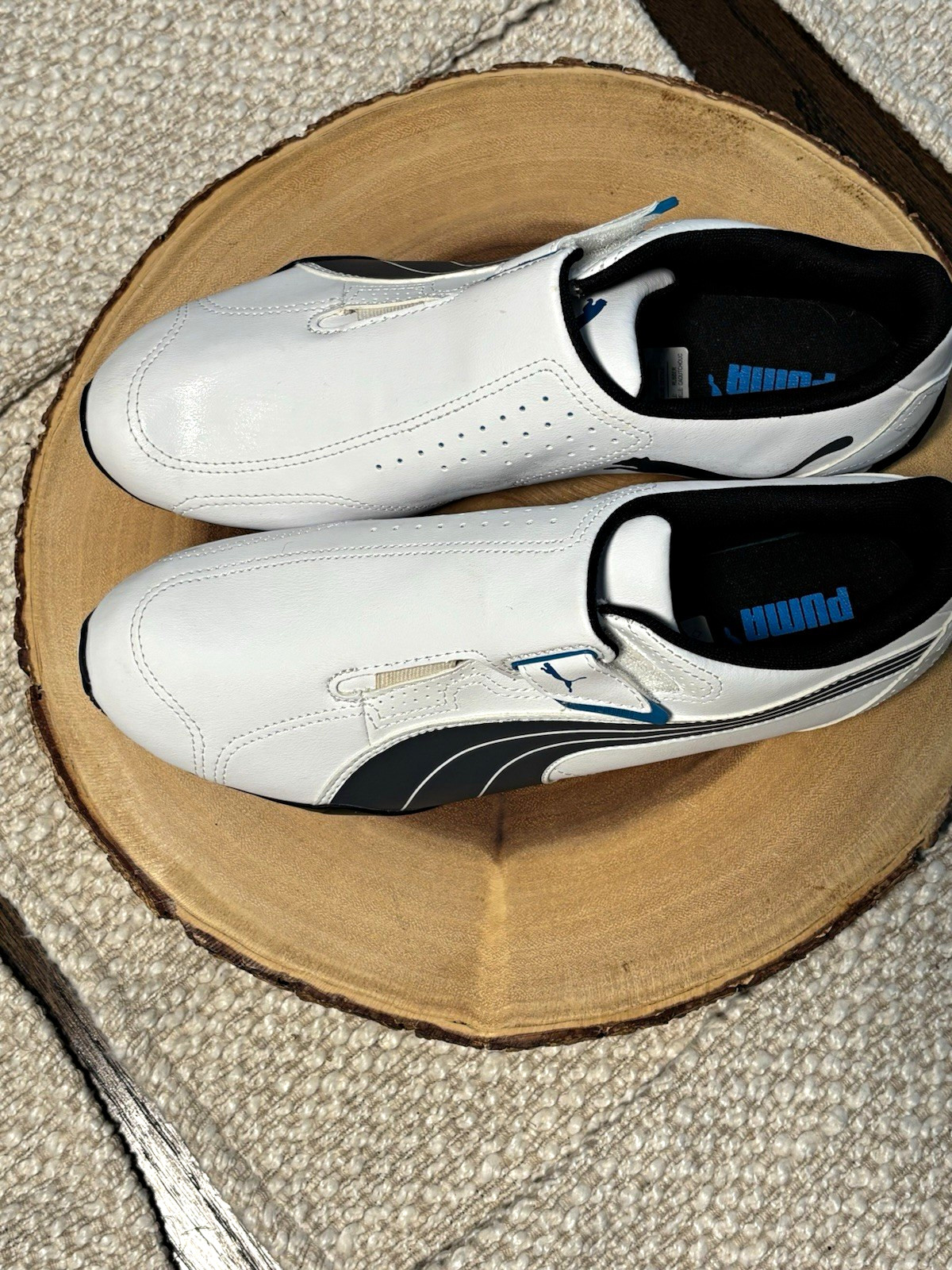 PUMA Redon Move Men’s Slip-On Sneakers White/Black/Blue 185999-06