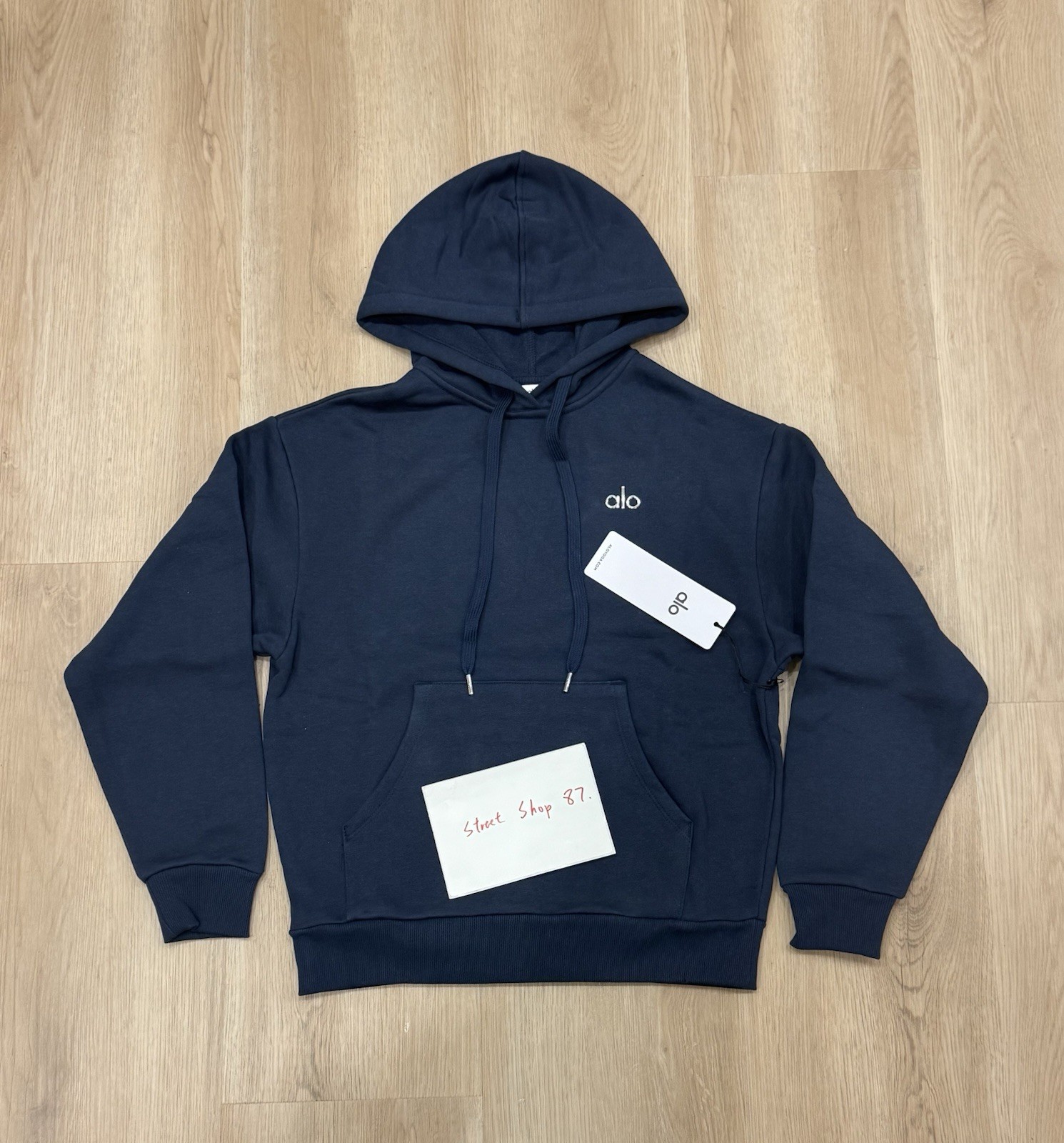 ALO YOGA Navy Blue Accolade Hoodie XS to XL