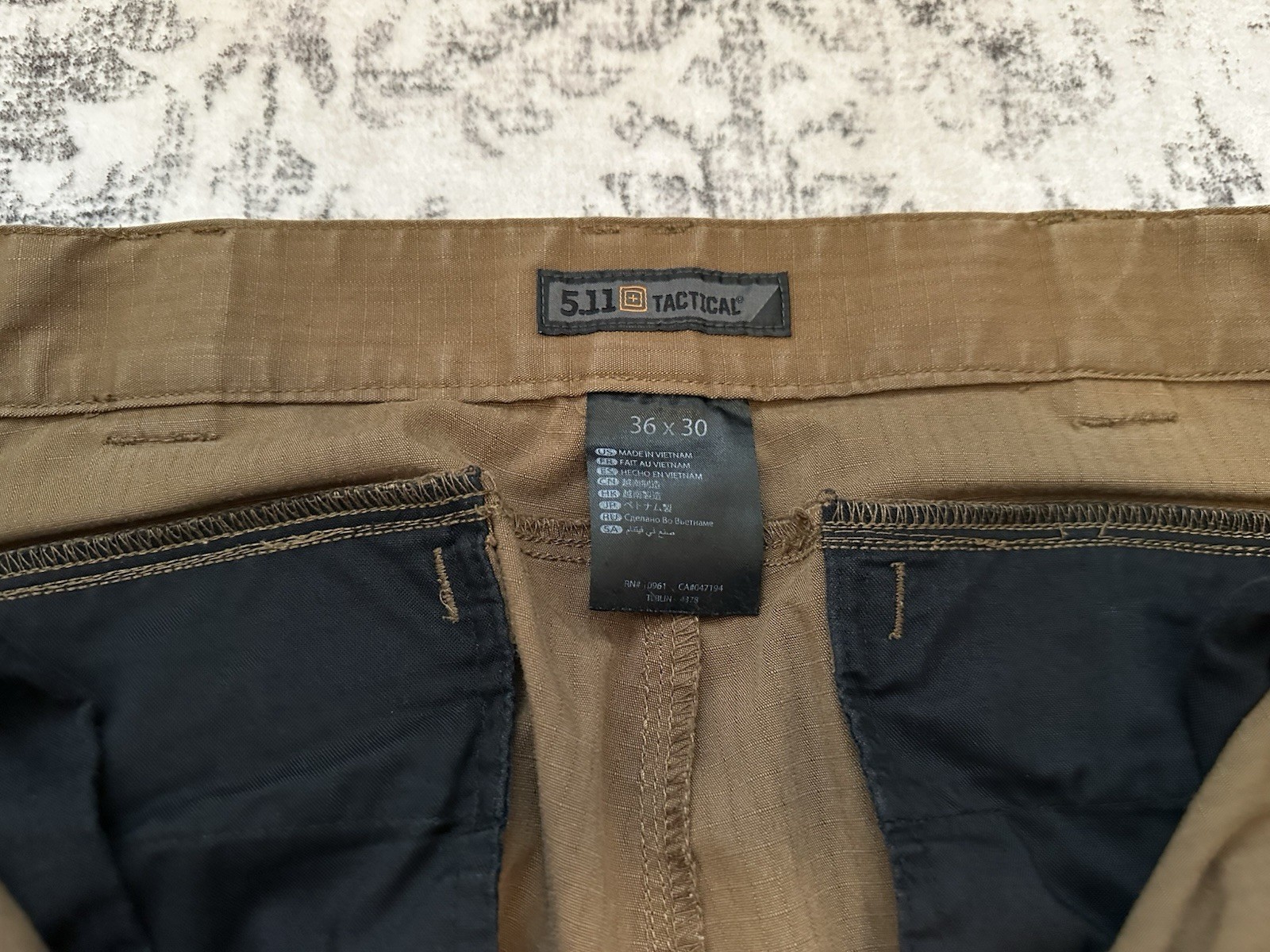 5.11 Stryke® Men’s Regular Fit Cargo Pant – Battle Brown – 36×30