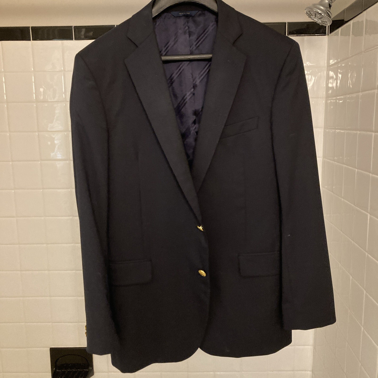 Brooks Brothers 1818 Blazer 41R Regent Fit Vitale Barberis Canonico Wool Italy