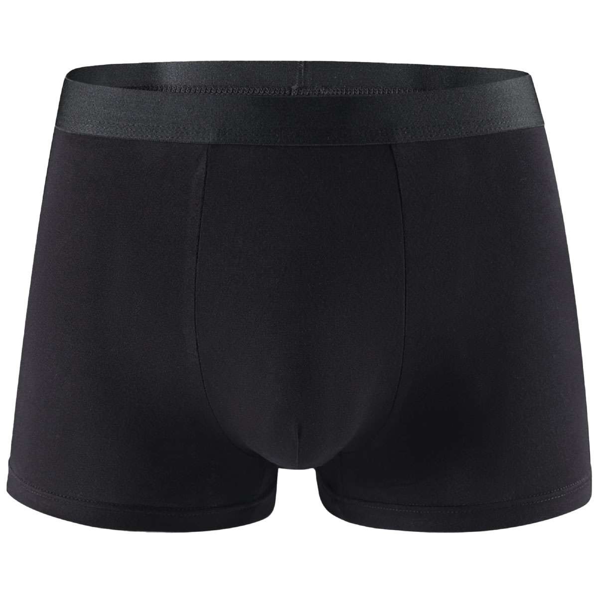Mens Boxer Briefs Breathable Bamboo Fiber Underwear Soft Comfort Flex Waistband